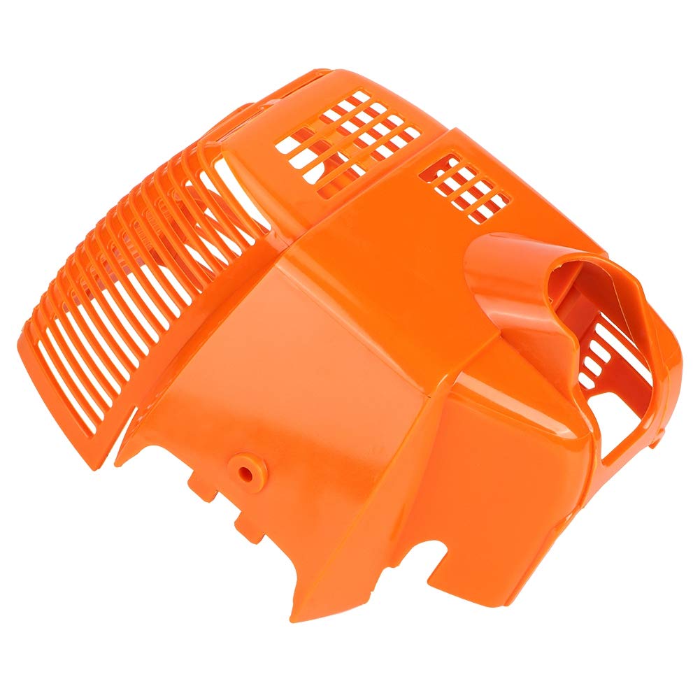 Fdit Langlebiger Fester Deckel Motorabdeckung ersetzt Original Standard Einfache Installation Passend für FS75 FS80 FS85 Trimmer Bürstenschneiderteile Orange