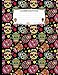 Produktbild Composition 100 pages Wide Ruled 7.44 x 9.69 in.: Day of the Dead Sugar Skulls - El Dia de los Muertos Colorful Mexican Halloween Pattern Composition ... taking - Spooky spirit, cute, fun, vibrant