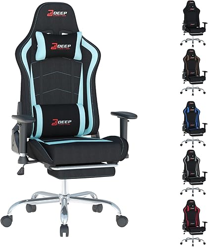 Silla de juegos de tela, agradable al tacto y transpirable, fabricada por un fabricante de renombre, segura y estable, especialmente diseñada para