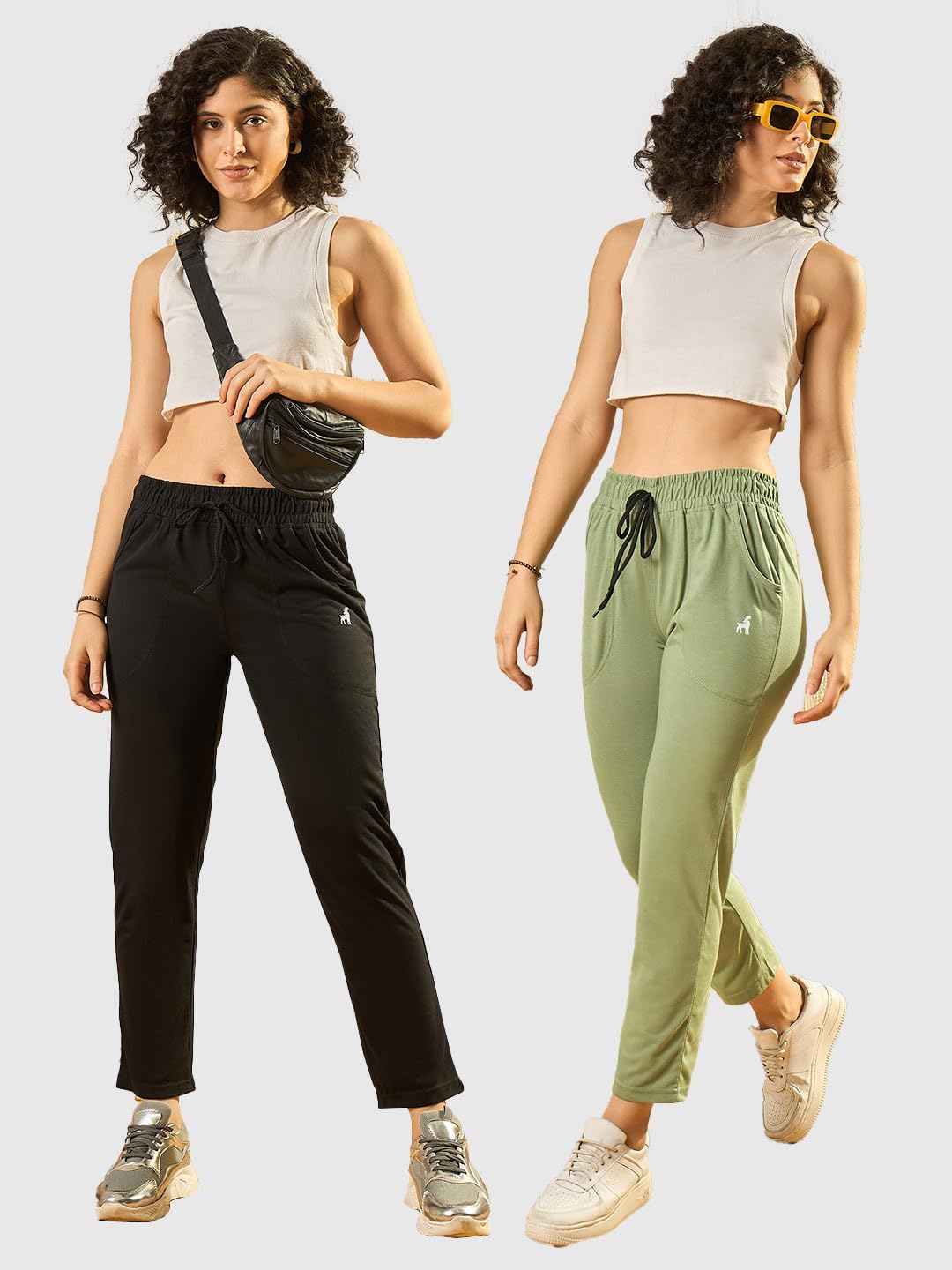 Modeve Pantaloni da allenamento da donna, vestibilità regolare