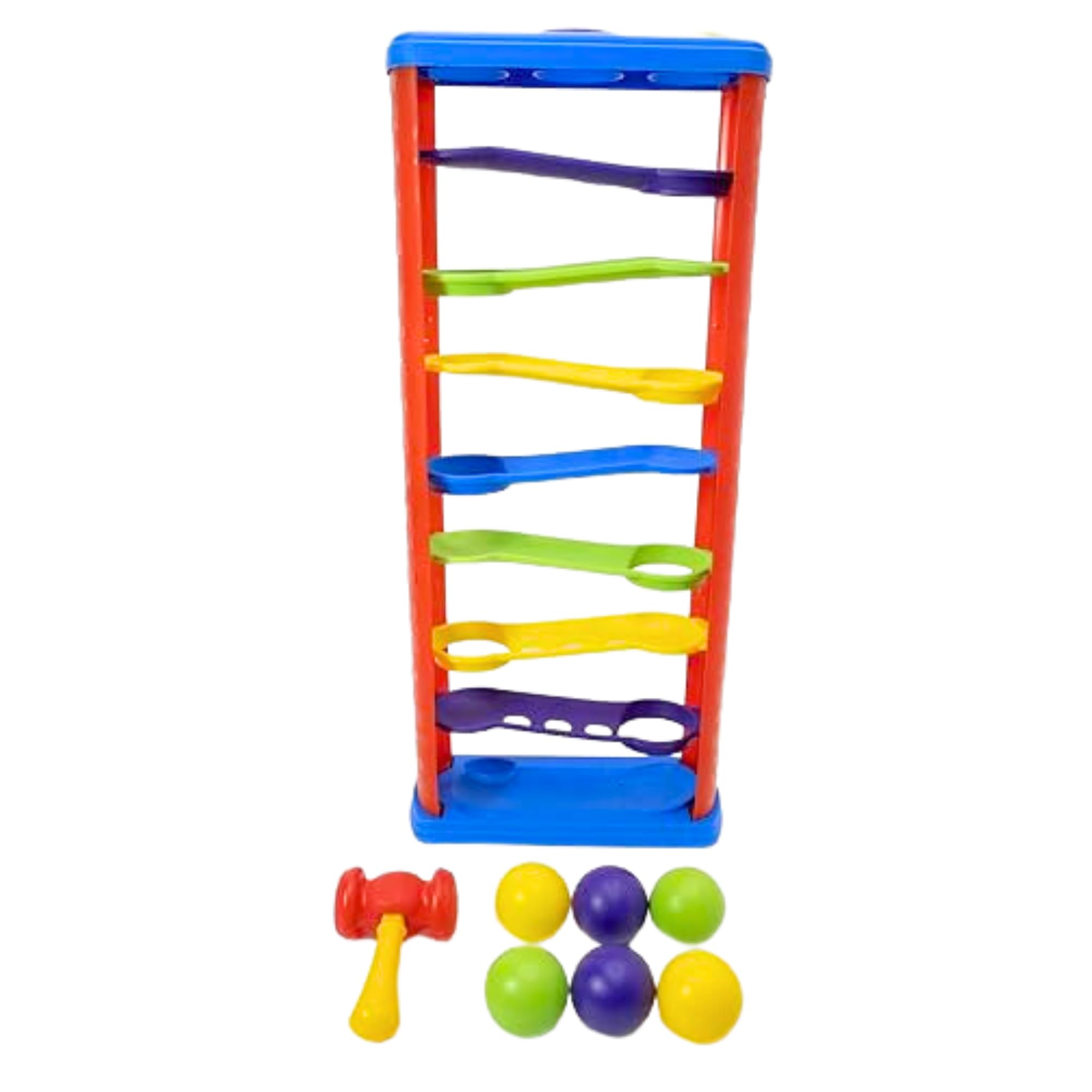 MABLE Hammer Ball Toys, Interactive Pounding Game for Early Development with 6 Colorful Balls, Ideal Toy for 1 Year Old Boys & Girls, Engaging Fun for Baby, Kids & Toddlers (B0CF5RXQ6S) Amazon Price History, Amazon Price Tracker