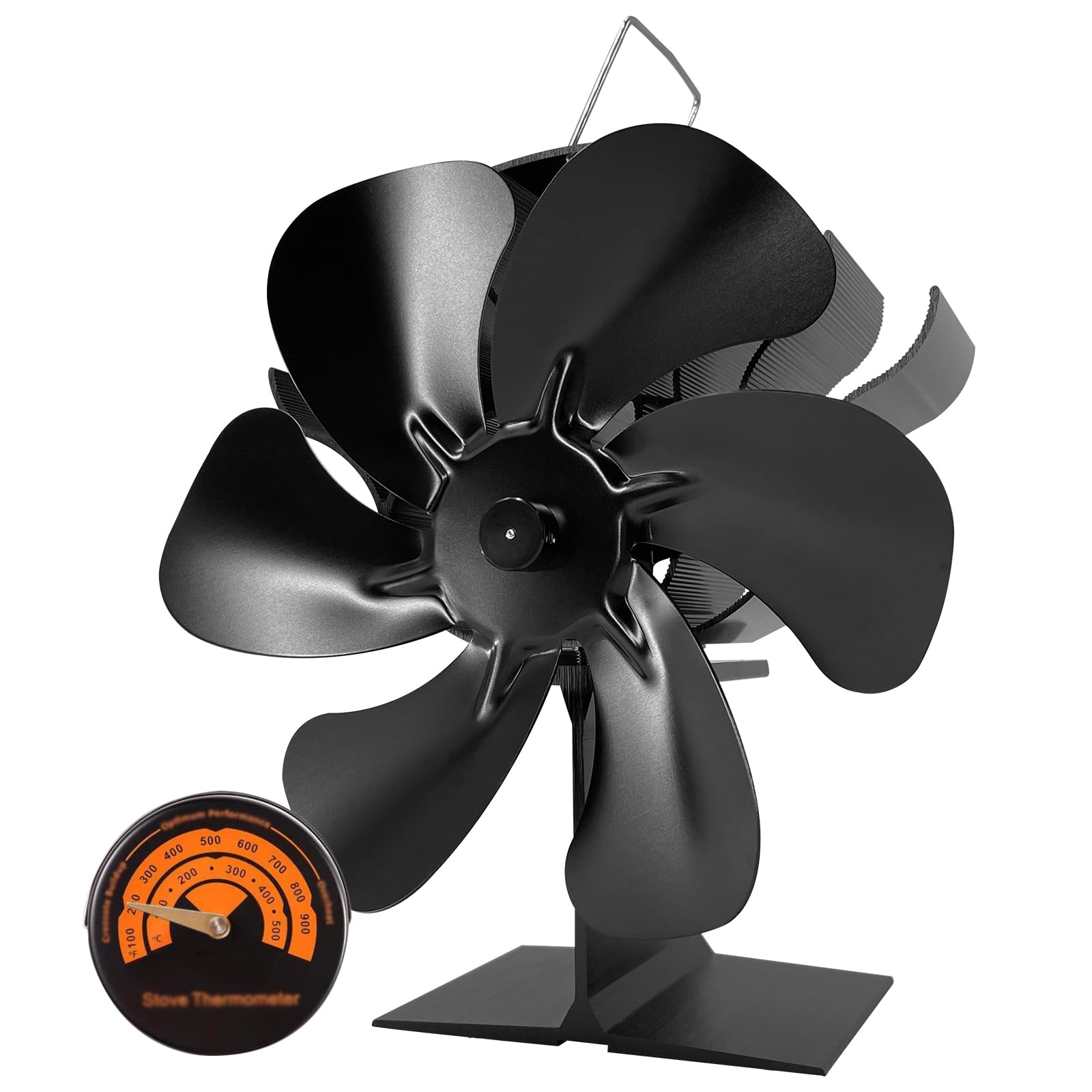 Ventole per stufe camino, Ventilatore Per Camino A Legna, ventilatore a 6 pale, ventilatore per caminetto a 6 pale, ventilatore per stufa a legna/stufa da cucina/caminetto/stufa a gas