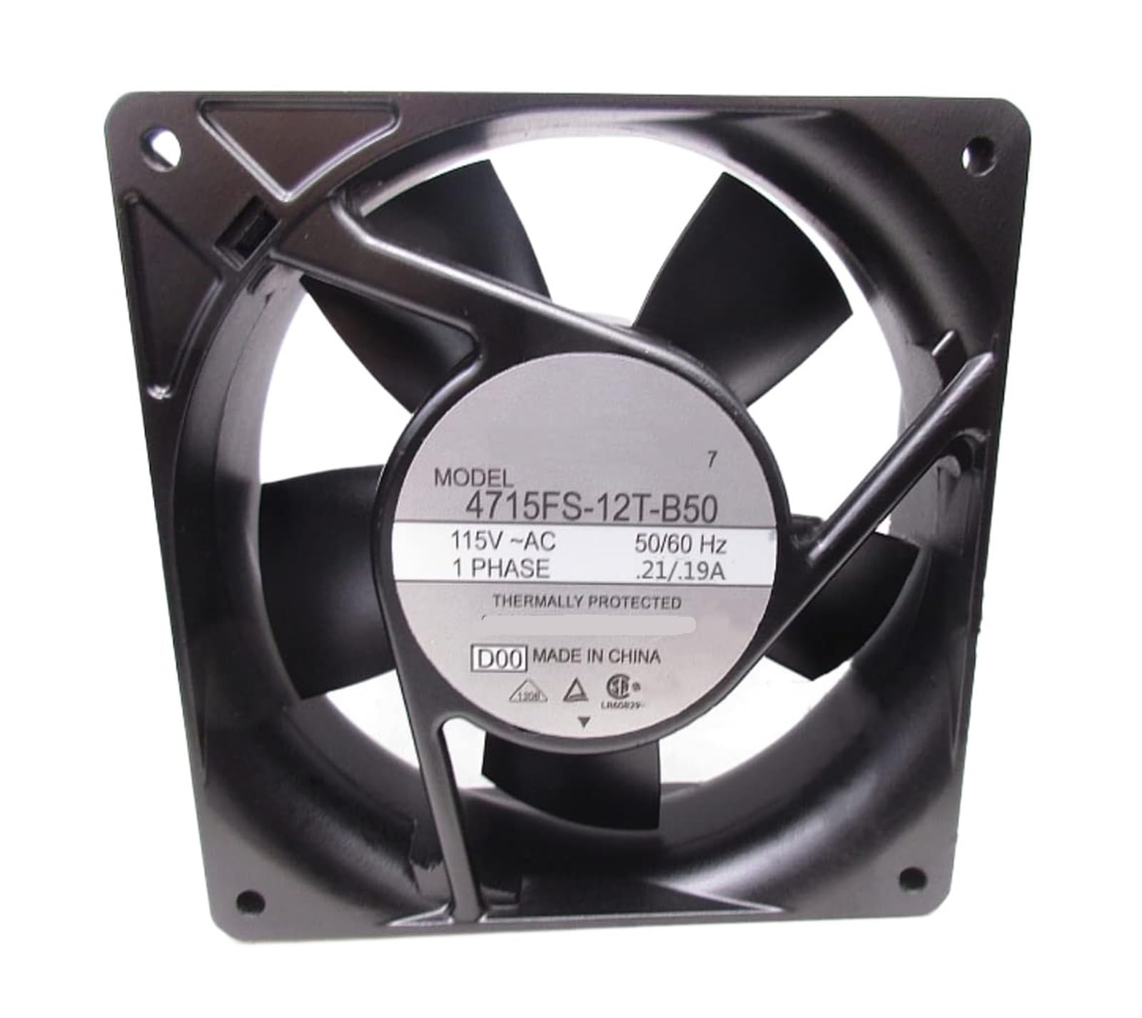 YUIDVJQWS 4715FS-12T-B50 D00 AC 115V 0.21A 0.19A 120x120x38mm Cooling Fan