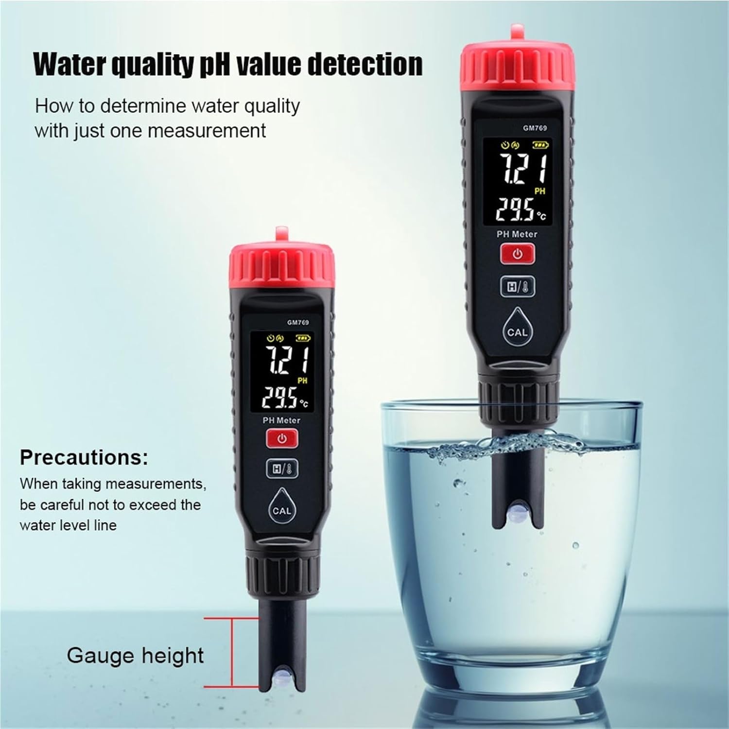 TDS Meter, Digital Water Tester Protable Pen PH Meter Household Fish Quality Agricultural Industrial Drainage Detector,Digital Water Tester