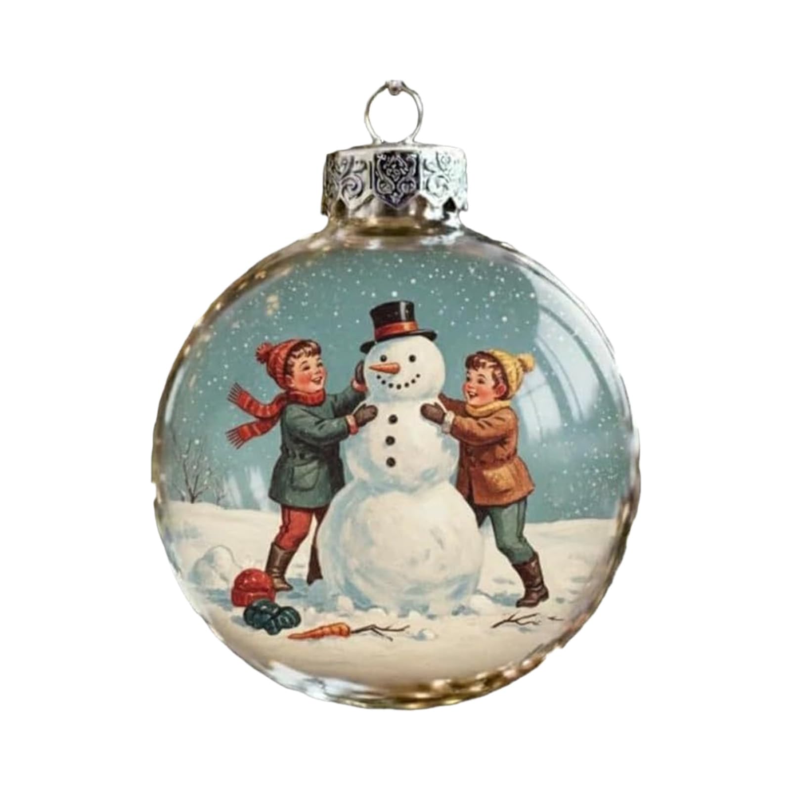 Limtula Vintaged Acrylic Christmas Tree Ornament Classical Holiday Decorations Shatterproof for Festival Home Decors Christmas Tree Ornament Set