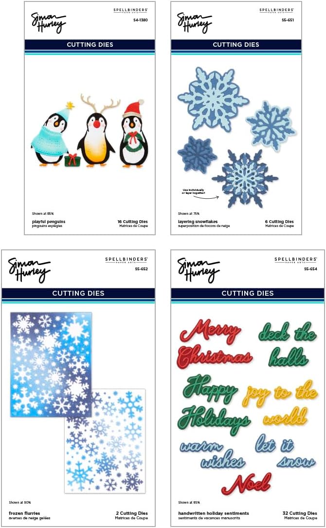 Spellbinders BD-0895 I Want It All! Let It Snow Bundle by Simon Hurley