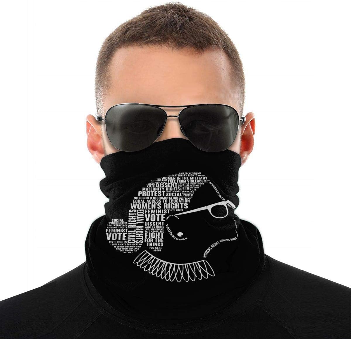Seamless Bandanas Face Mask, Notorious Quotes Bandana Headwear Seamless, Headband Scarf Headwrap Bandana Neck Gaiter Balaclava Breathable For Cycling Fishing Outdoors