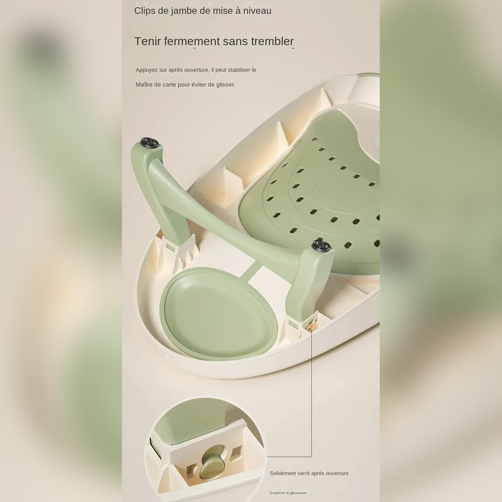 Sedia da bagno per bambini - sedile doccia per bambini regolabile