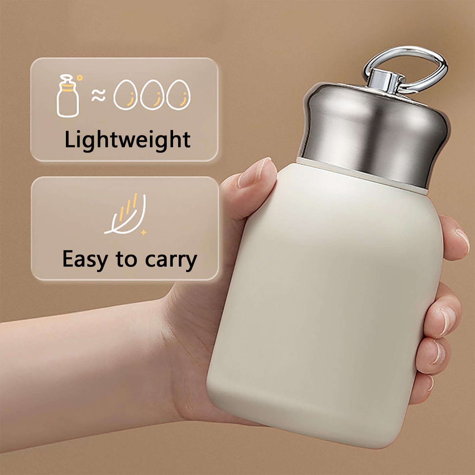 300ml / 10oz, Thermobecher Klein, Isolierbecher, Hält Warm und Kalt, Klein und Handlich, Als Geschenk für Andere Geeignet