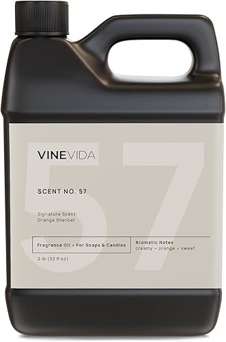 Miniatura 1209 de VINEVIDA [4 onzas] Aceite de fragancia de madera de teca de caoba para fabricación de velas y fabricación de jabón, aromas de velas prémium para