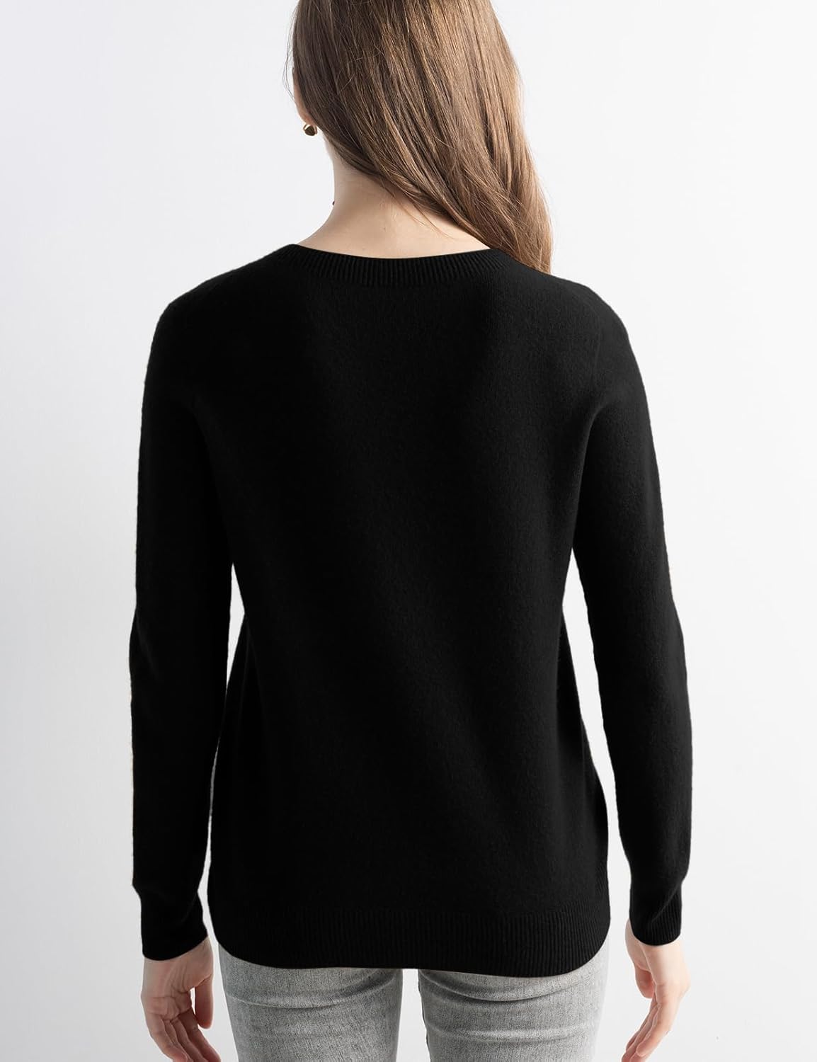 Chanyarn Women's 100% Pure Cashmere Sweater 2025 Fall Winter Crew Neck Long Sleeve Warm Soft Knitted Pullover - Image 6