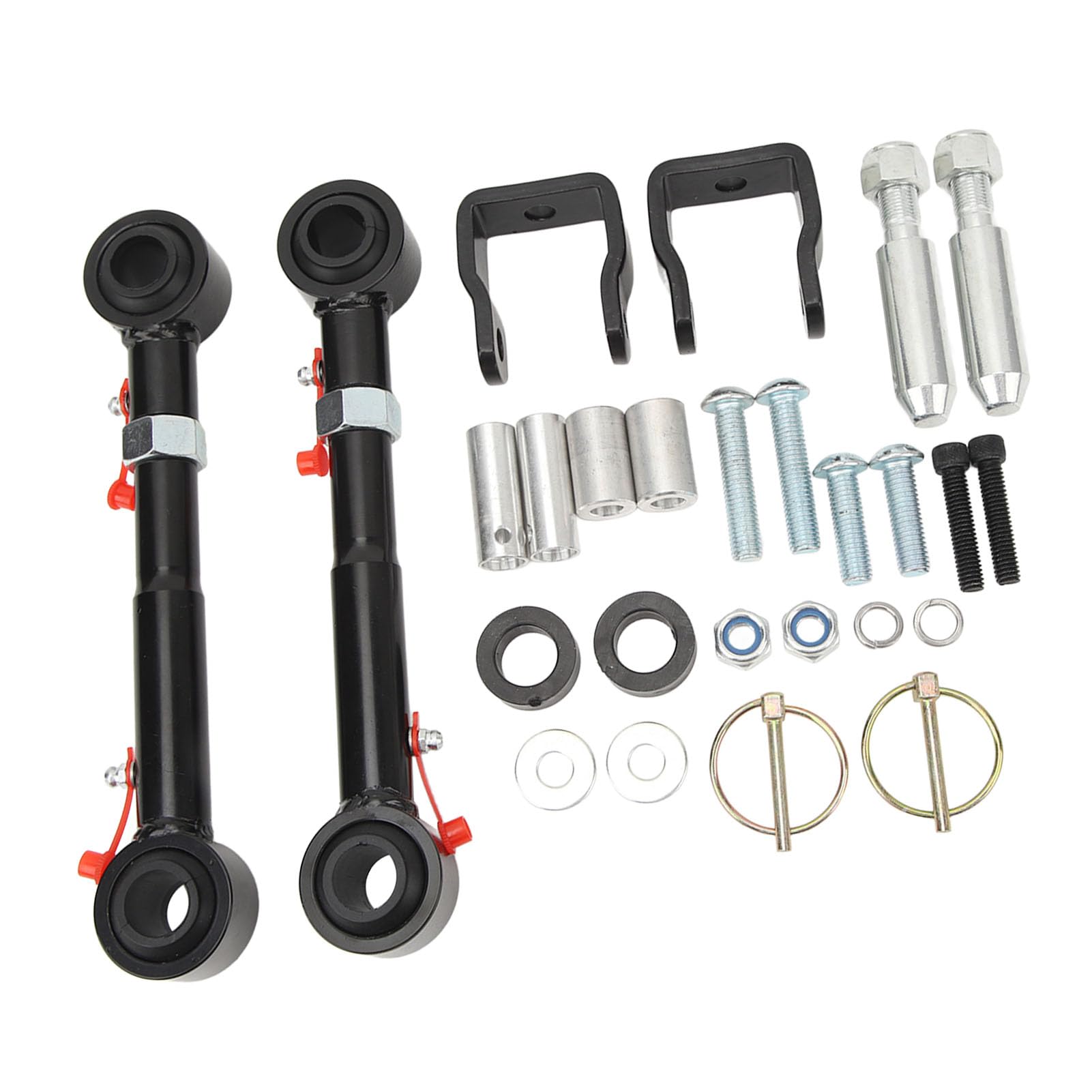 Einstellbarer Front-Swaybar-Trennung, Schnelleres System für TJ JKS 1997-2006. Körperlifte Passen Sich von 2,5 Zoll auf 6 Zoll ein. Edelstahl mit Hoher Festigkeit, Einfach