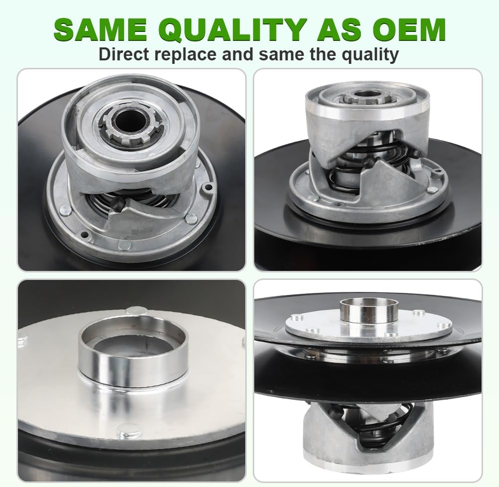 JDMON Golf Cart Driven Clutch Compatible with EZGO 2-cycle Marathon Golf Cart Model 1976-1988 Replacement for 14694-G1 15499-G1 19049-G1