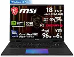 Amazon.co.jp: 【最新Core Ultra9 HX & RTX5090搭載・モンスター