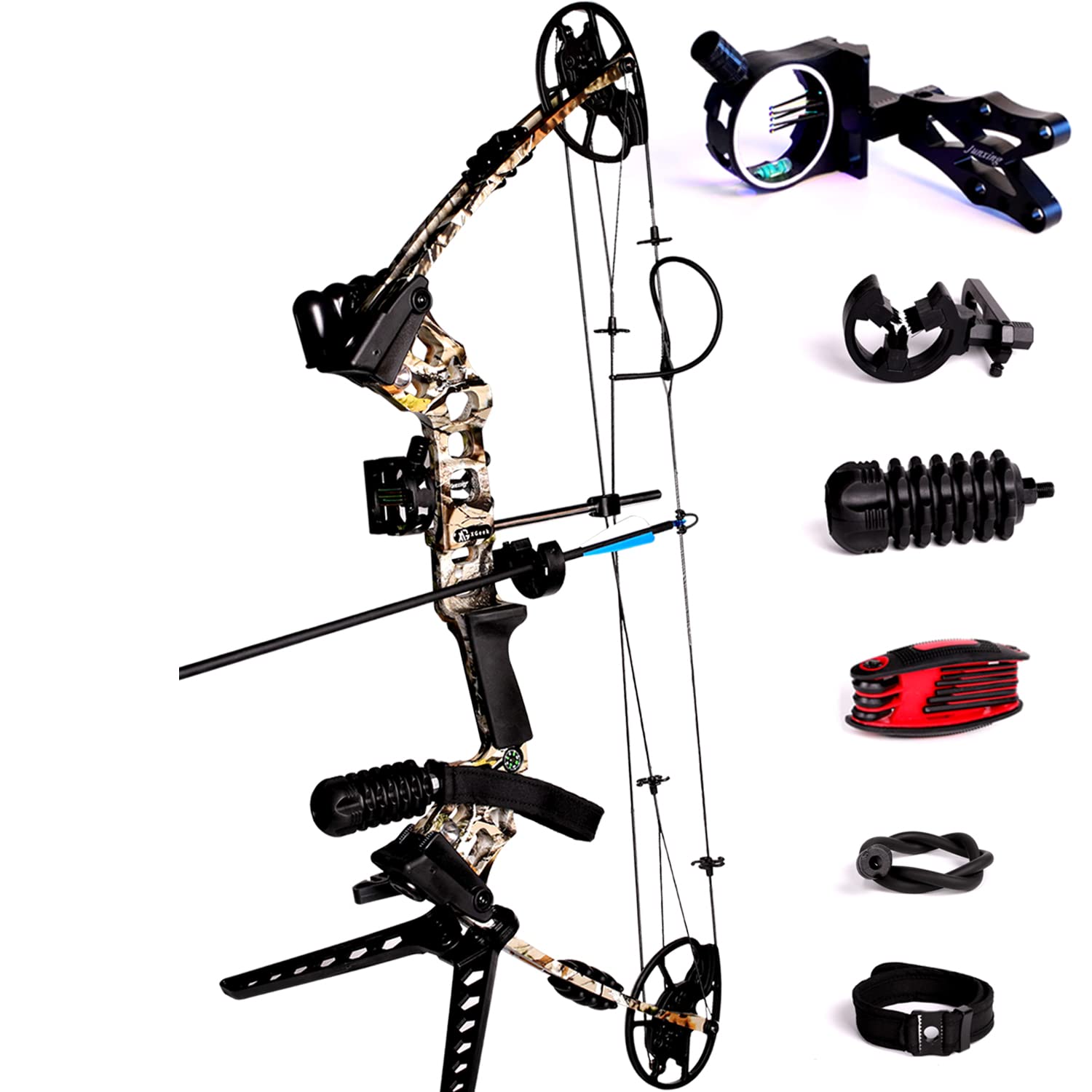Buy XGeek Compound Bow and Arrow kit, 320 Fps Speed Hunting & Target