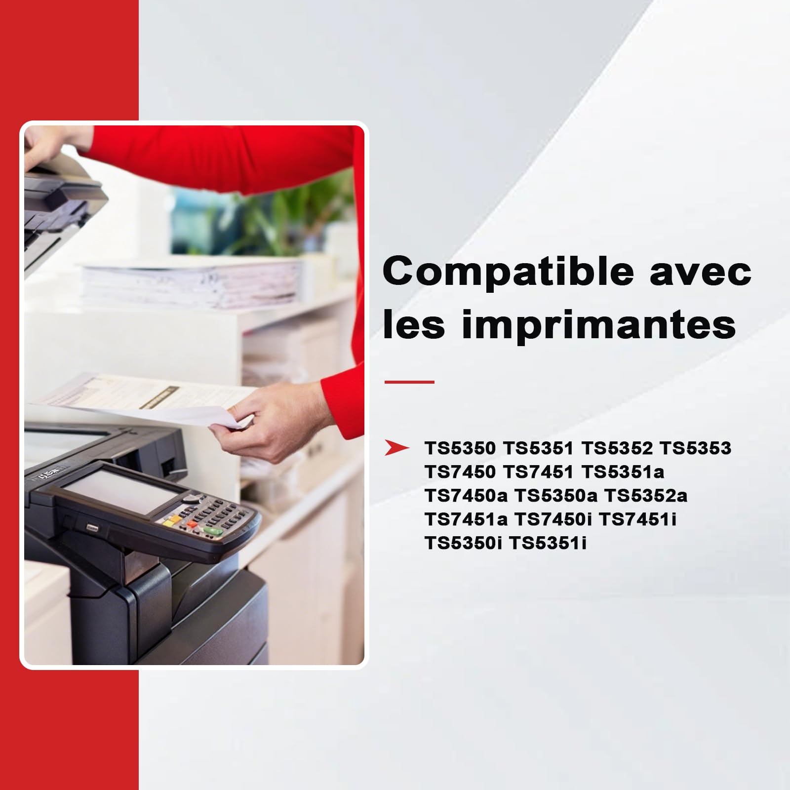Skyink 560XL 561XL Cartouche d'encre Remplacement pour Cartouche Canon 560 561 XL PG560XL CL561XL Compatible pour ts5350i ts5350a ts5351i ts5350 ts5351a ts7450i ts7450a Imprimante (2 Noir, 2 Couleur)