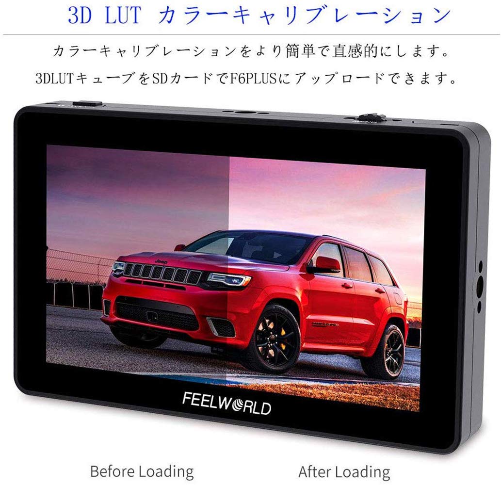 Amazon | FEELWORLD F6 Plus カメラビデオ モニター タッチ