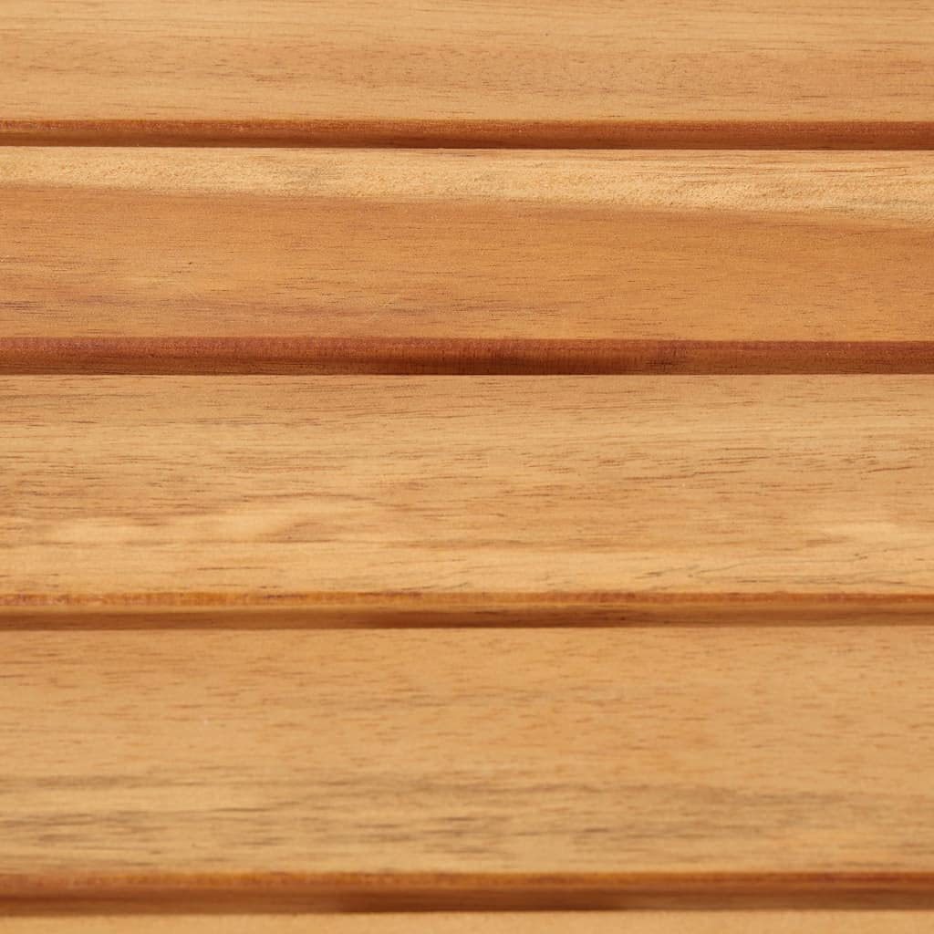 Stołek barowy 4 szt. lite drewno akacjowe i stal szlachetna krzesło ogrodowe meble do siedzenia do ogrodu do ogrodu na Balcony