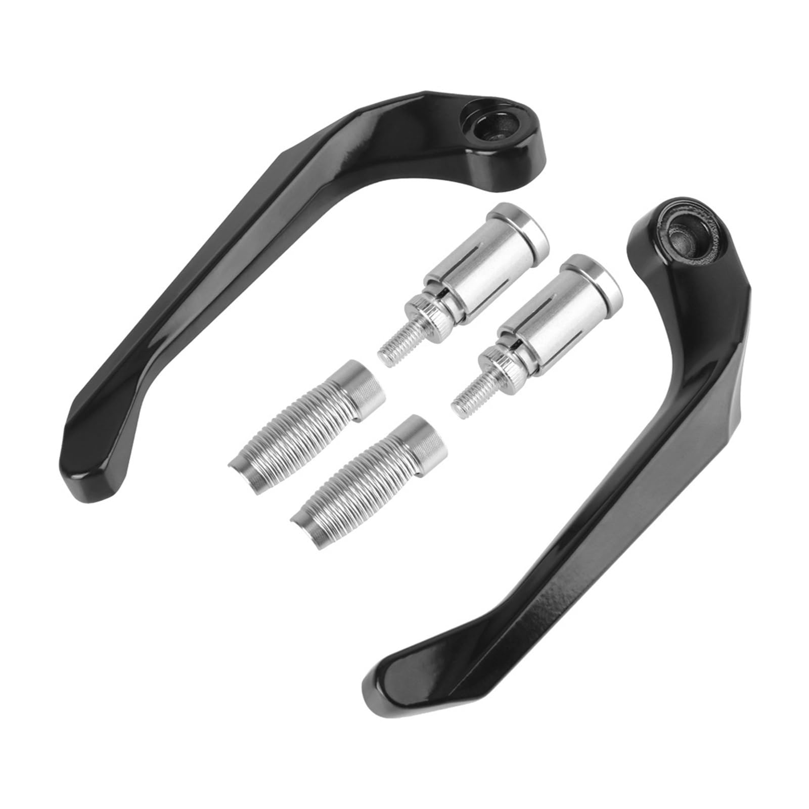 Lbcsrmh Silver Motorcycle Brake Clutch Lever Protector Universal Protectors Handguards 2Pcs Protector Brake Clutch Levers Guard Protector Motorcycle Hand Guards Handlebar Lever Guard
