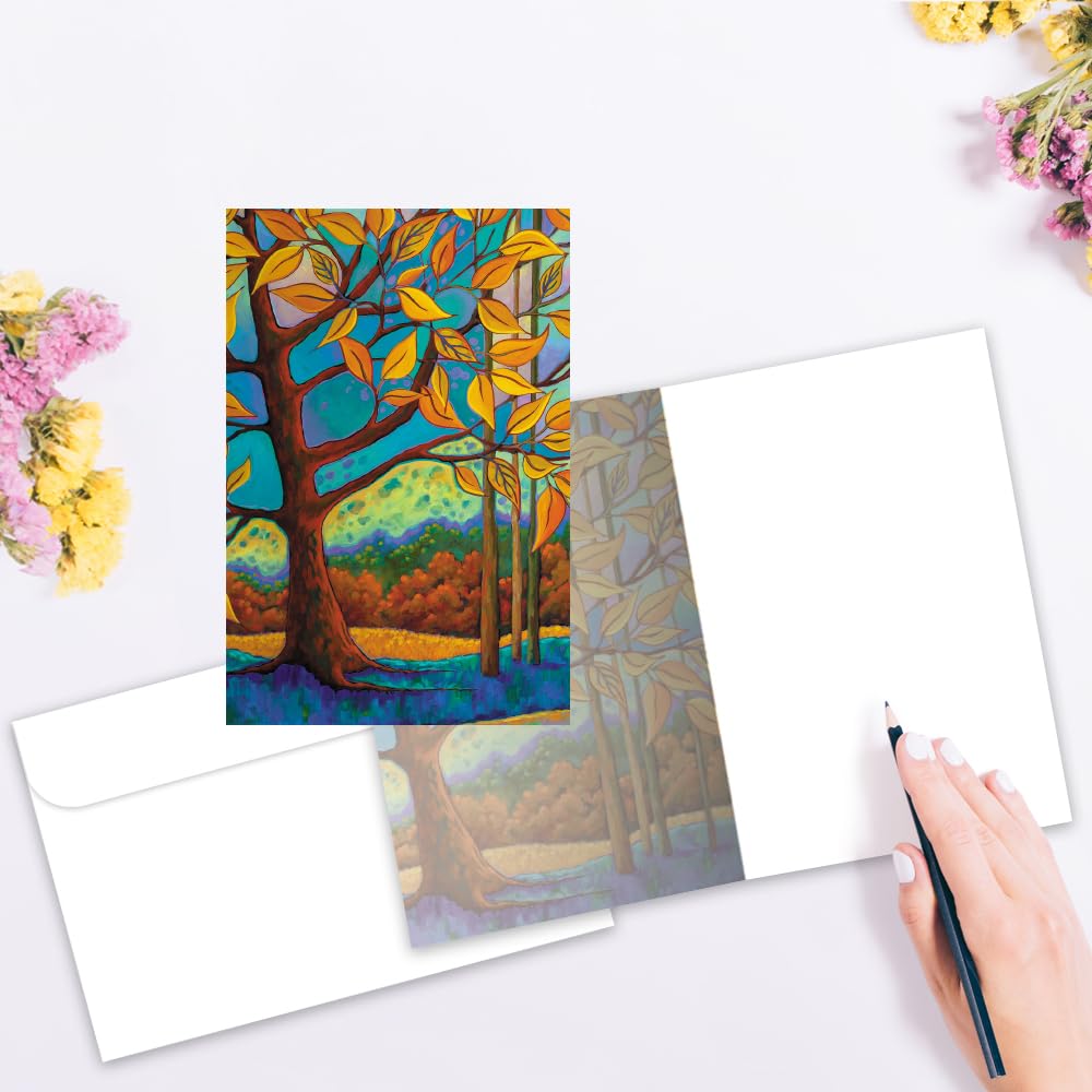 Tree-Free Greetings All Occasion Cards - 16 Recycled Blank Cards With Envelopes