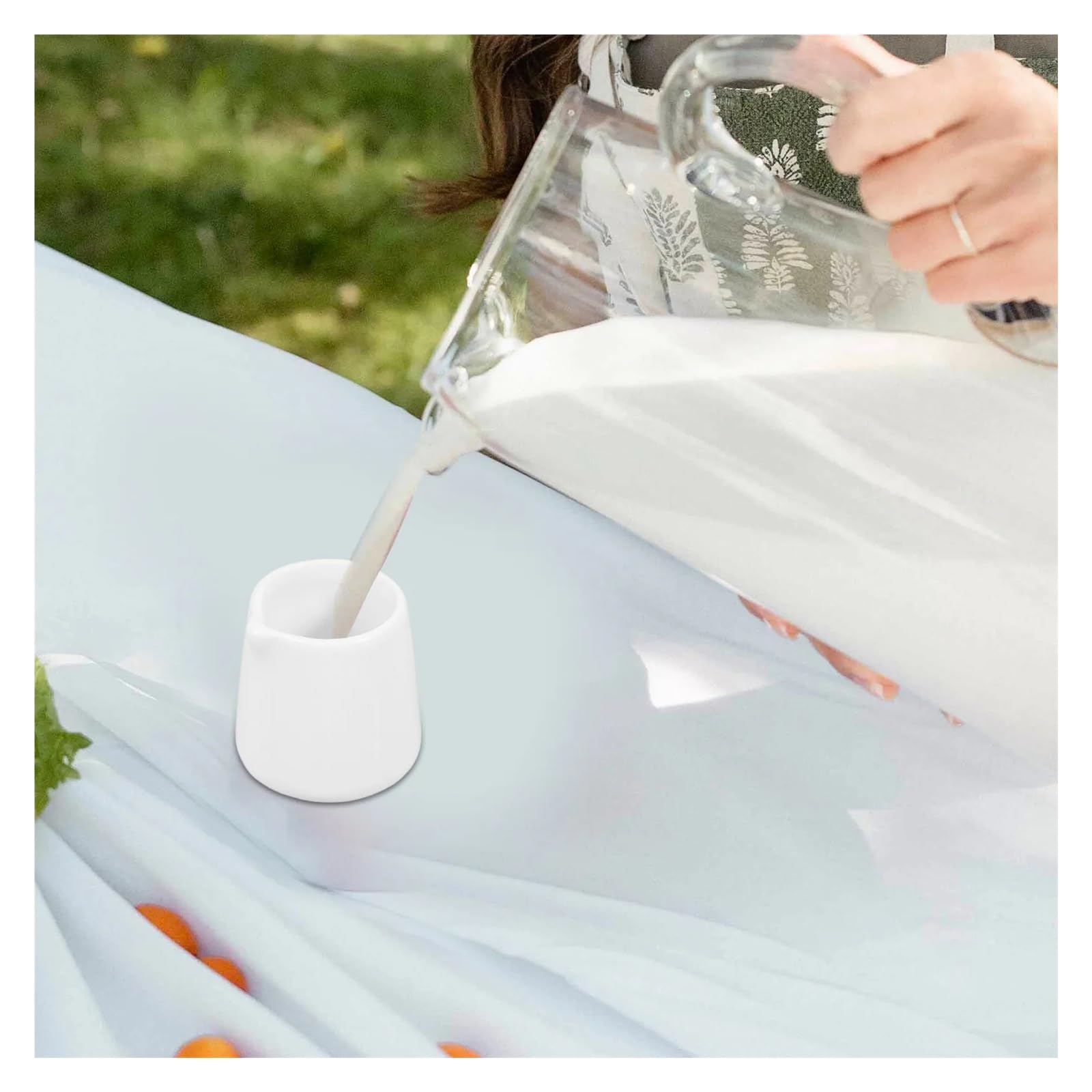 Petit pichet à lait en céramique, 6 pièces, Mini crème pour Lait, Café, Sauce