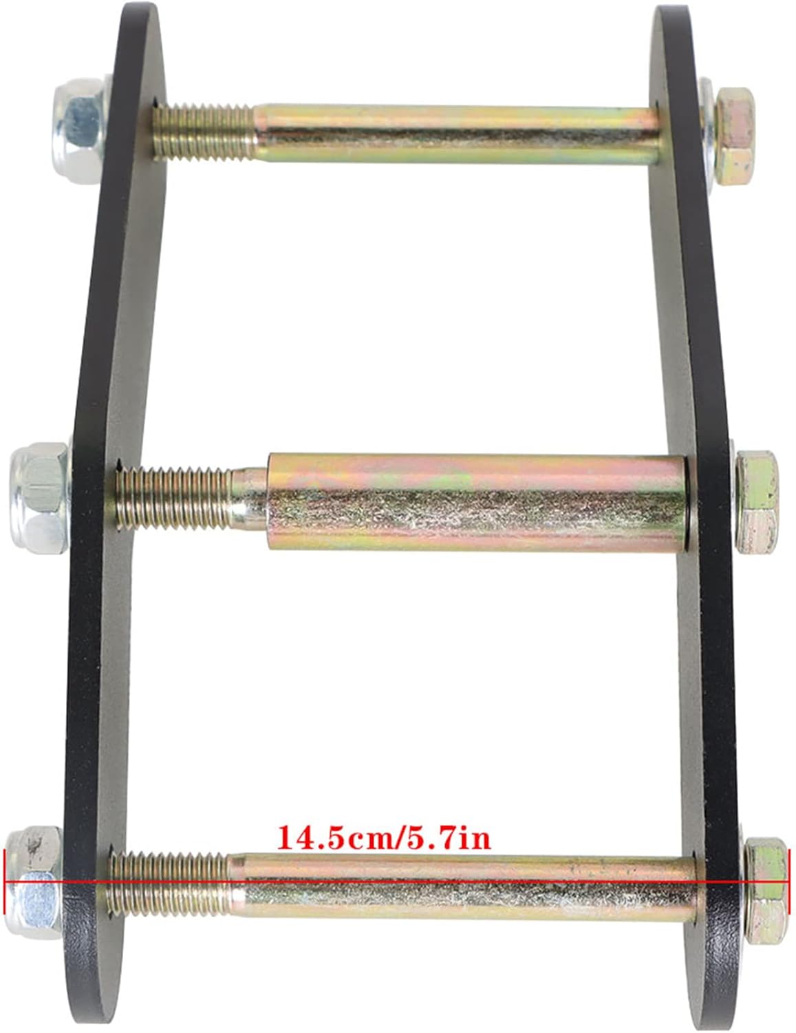 munirater 4Pcs Shackles 1.5 Inches Front + Rear Level Lift Kit Replacement for 1987-1995 Wrangler YJ