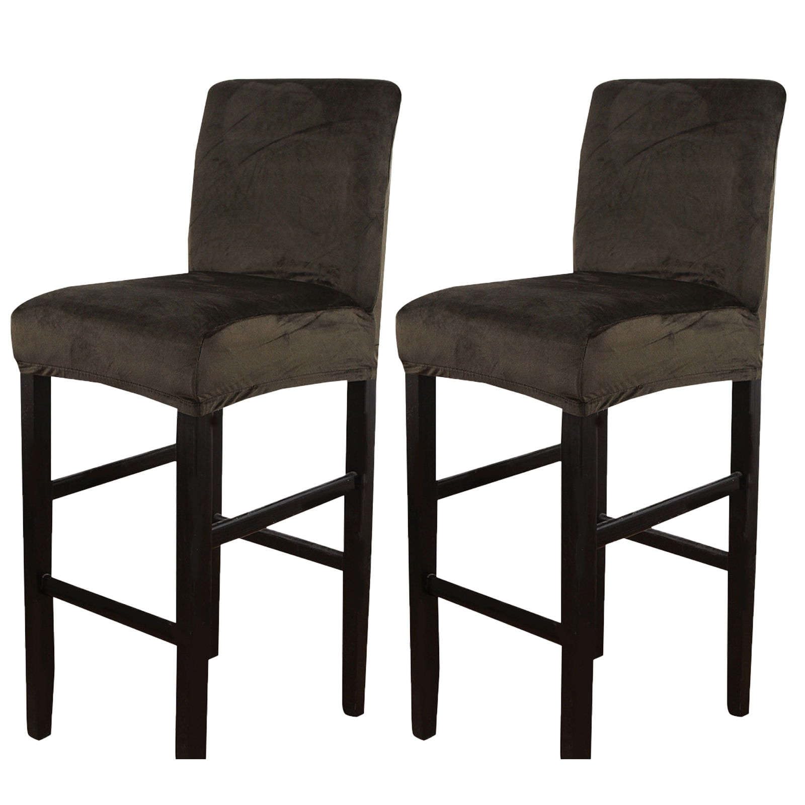 Housse de tabouret de bar en velours extensible antidérapante pour rénover vos chaises