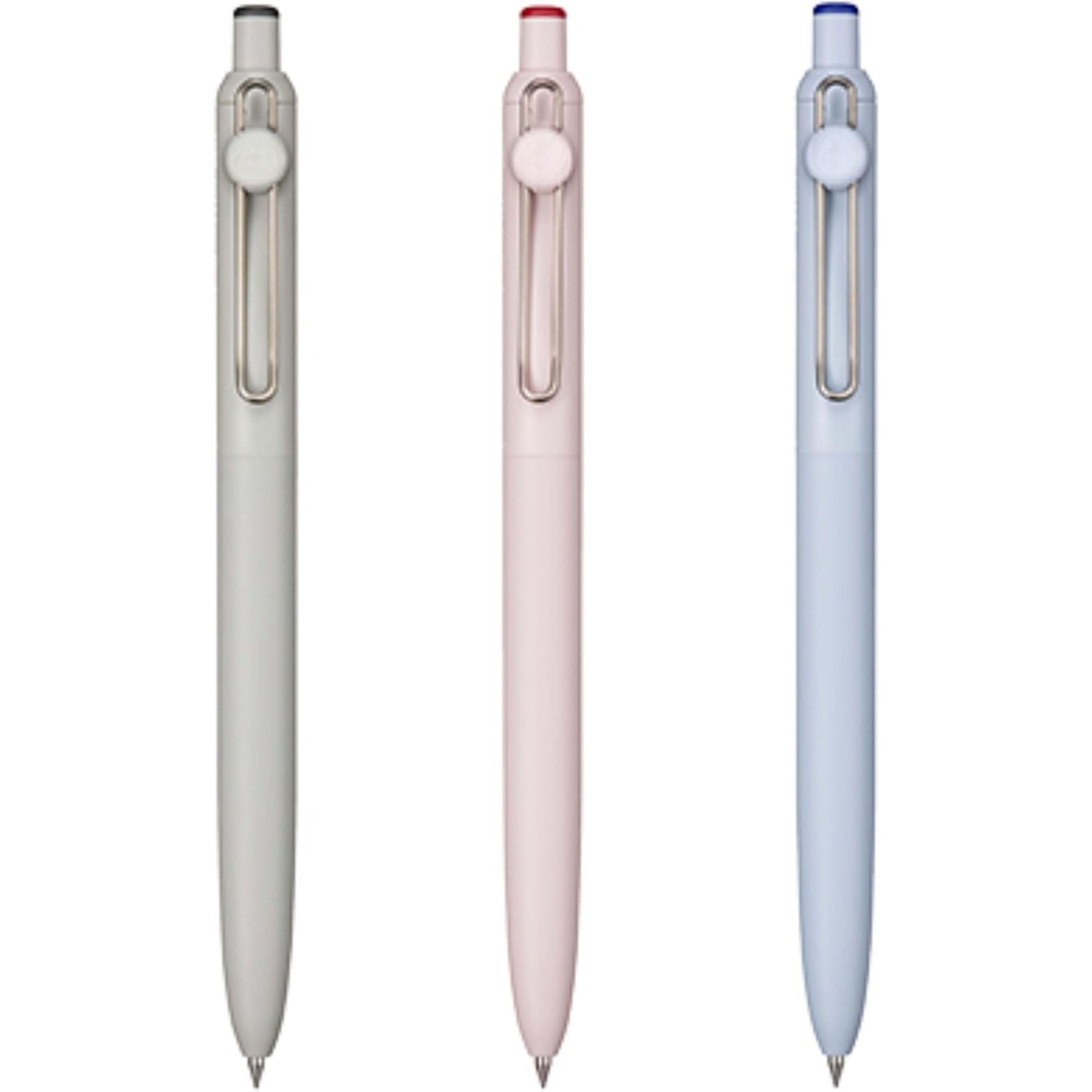 TTDLMO Zento Gel Ink Pens, 3 Pack Black Red Blue Ink, Fine Point - 0.5mm