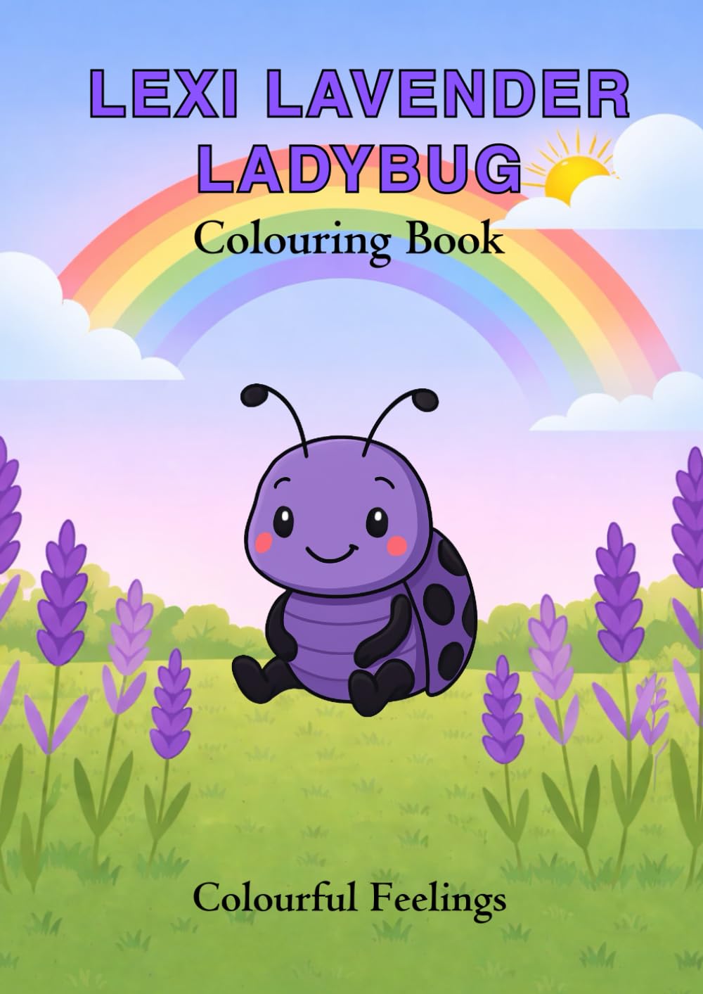 Lexi Lavender Ladybug - Colourful Feelings: Colouring Book