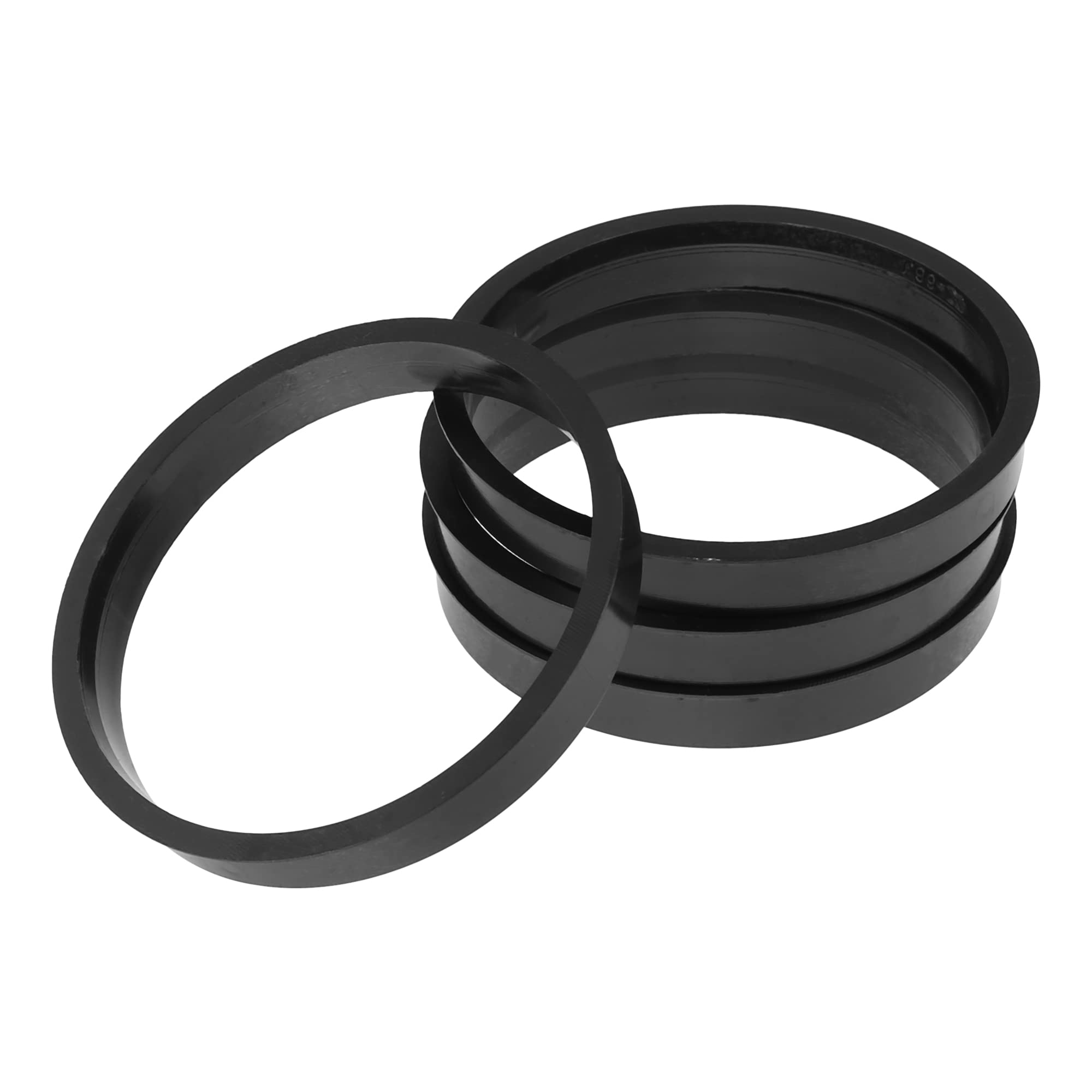 X AUTOHAUX 4pcs OD 71.5mm To ID 70.1mm Aluminum Alloy Car