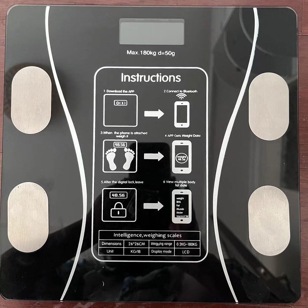 Analizzatore digitale del grasso corporeo Connessione wireless Dati in tempo reale sanitari facili Monitoraggio remoto Misura il grasso corporeo, Rosa