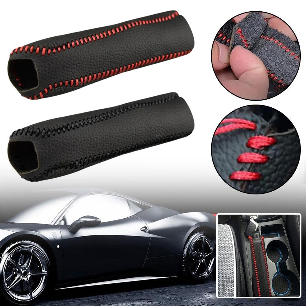 YCLNFC Leather Car Handbrake Cover for Mazda MX-5 MX5 Miata Roadster (Type ND NC NB NB-FL NA) 1989–2024 Anti-Slip Handle Protector Cover Interior Hand Brake Sleeve Replacement,Black, normal YCLNFC Leather Car Handbrake Cover for Mazda MX-5 MX5 Miata Roadster (Type ND NC NB NB-FL NA) 1989–2024 Anti-Slip Handle Protector Cover Interior Hand Brake Sleeve Replacement,Black, normal