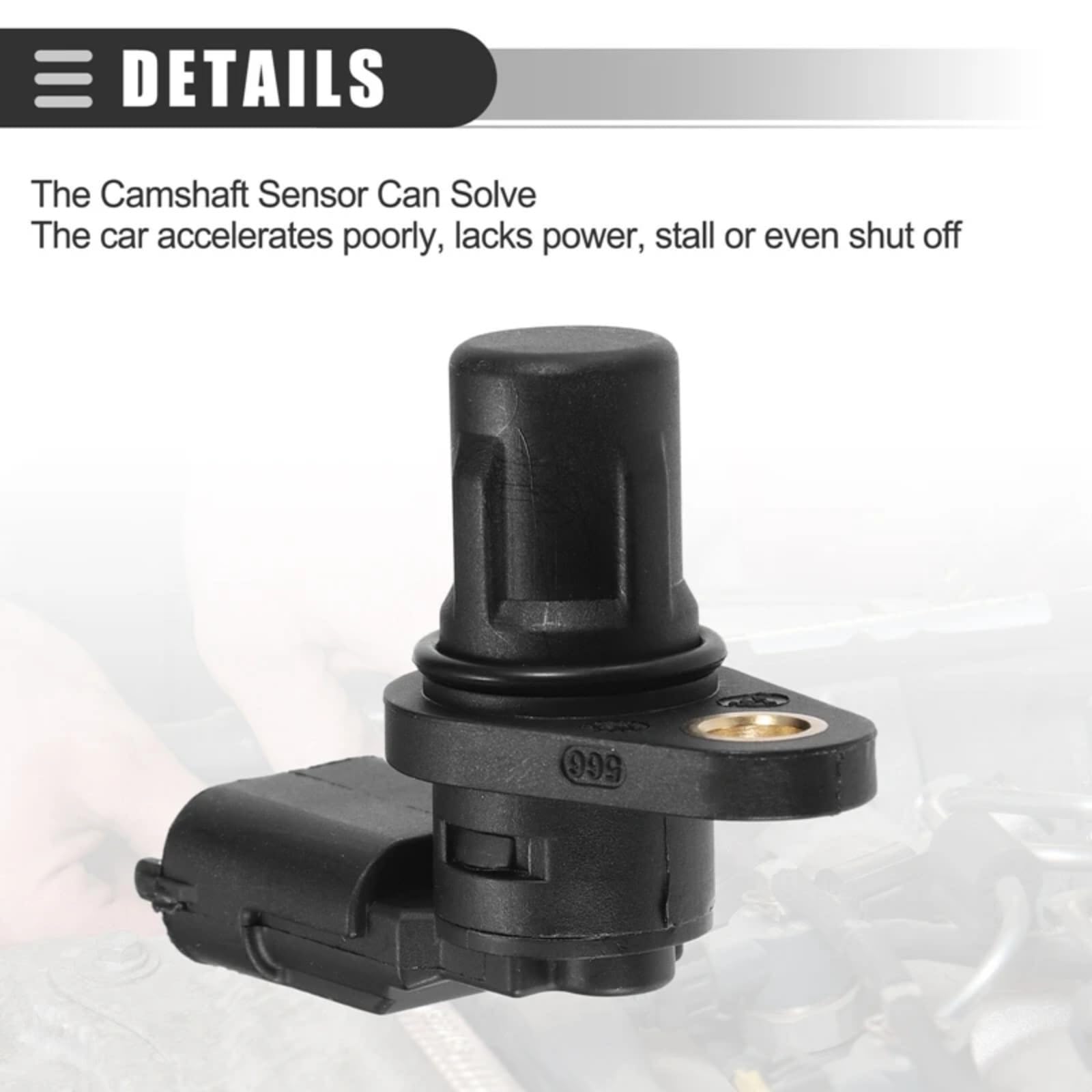 Capteur PMH Compatible Avec Dodge 05066856AA 05066856AB 05140332AA Capteur De Position Vilebrequin Moteur Voiture Remplacement Du Capteurs Vitesse D'ange