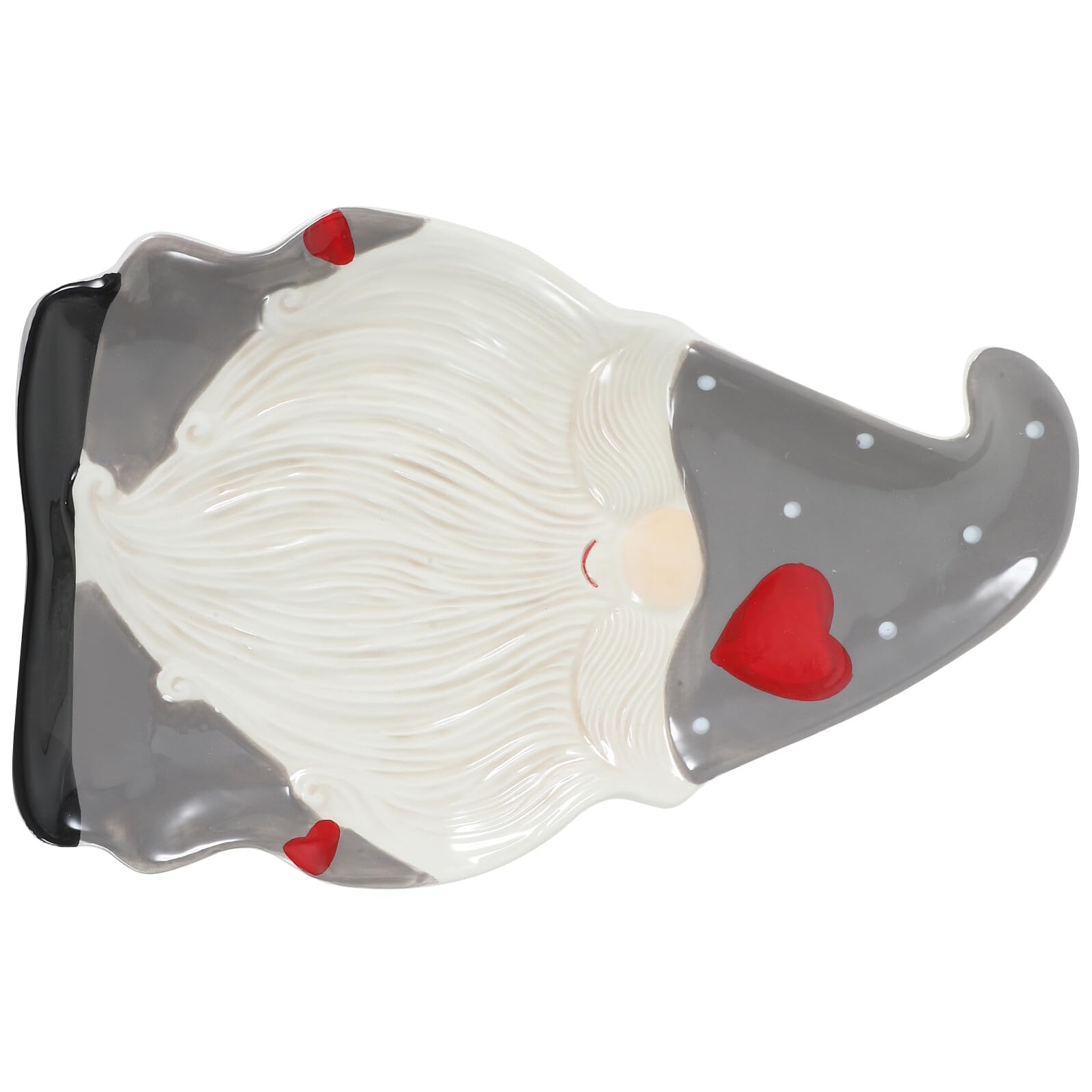 Plato de Papá Noel Mipcase de cerámica para regalo de Navidad y mesas de fiesta 8