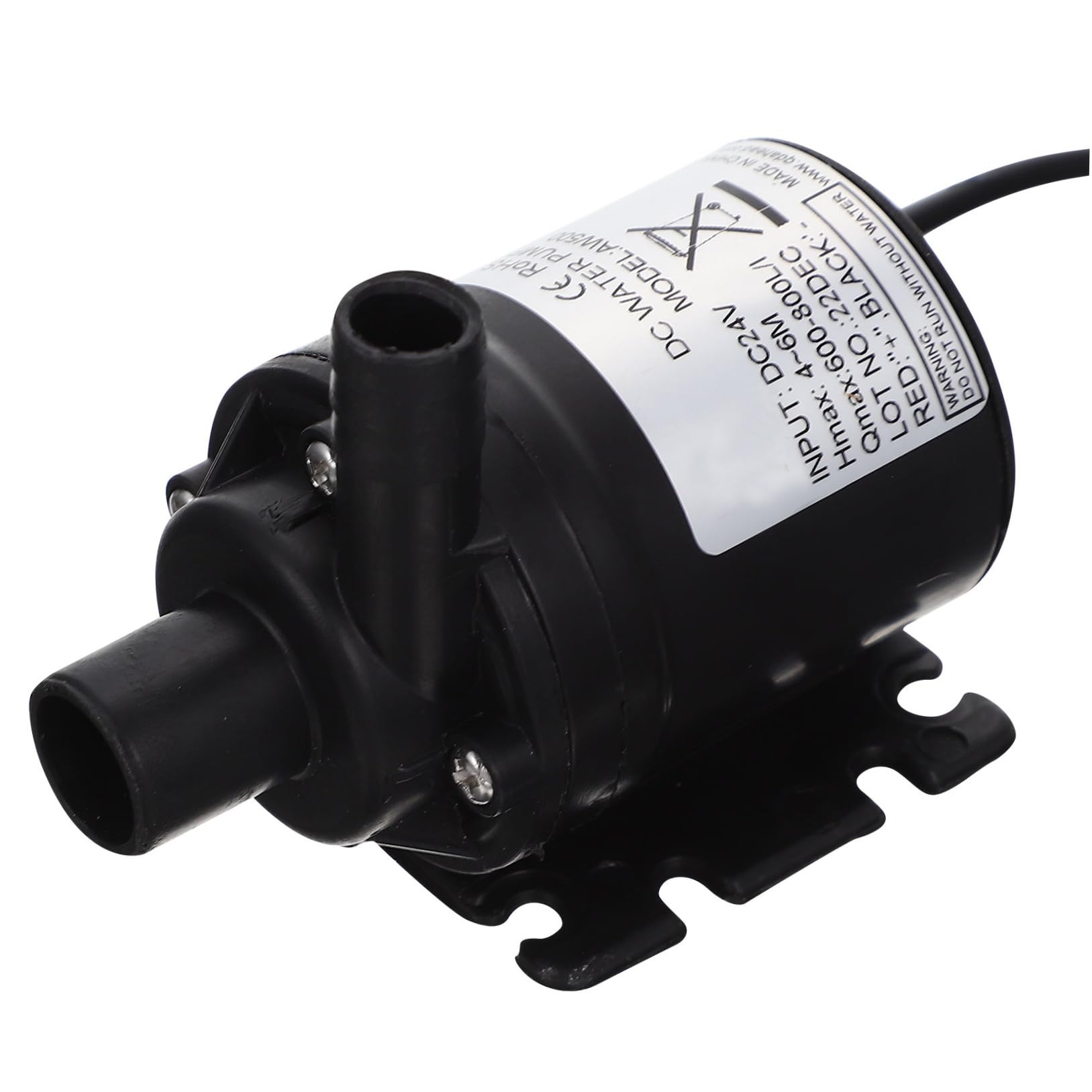 BESPORTBLE Pompa Solare Sommersa Dc24v 38w, 850l/h, in Plastico, Silenziosa e Resistente All'usura, per Scaldabagno e Coltivazione fuori Suolo