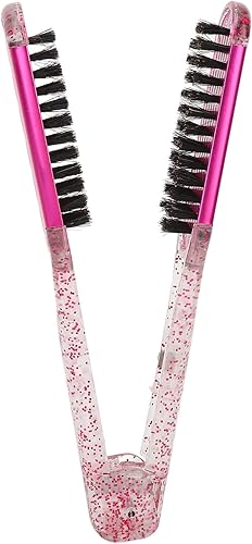 Miniatura 7 de Cepillo de doble cara para alisar el cabello, diseño innovador, alisado eficiente, suave con el cabello, secado rápido, funcionalidad versátil