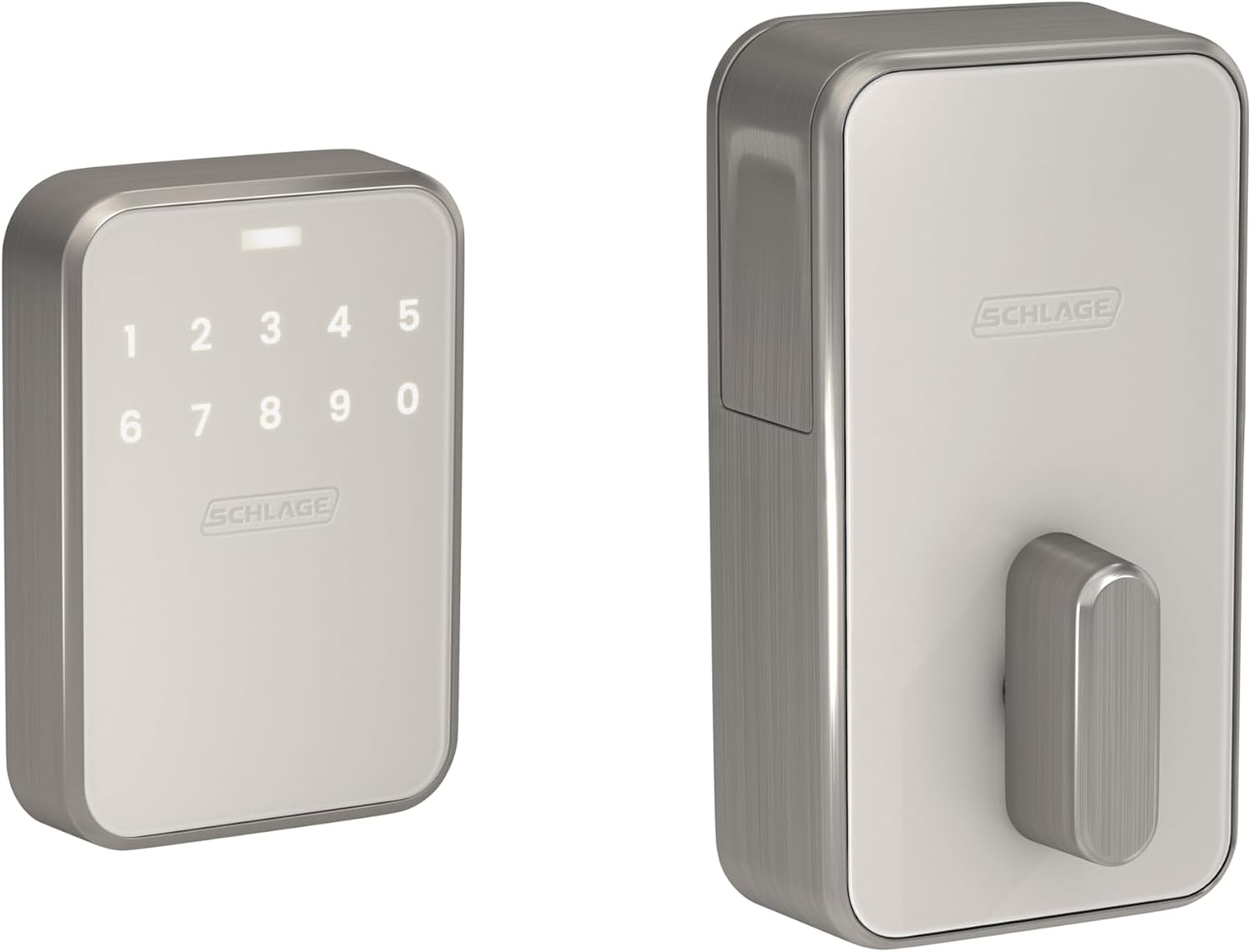 Sense Pro UWB Smart Deadbolt Lock, Hands-Free Unlock, Satin Nickel | Keyless door lock, Touchscreen keypad, Hands-free & tap to unlock, Apple Home Key & Matter over Thread, Certified security