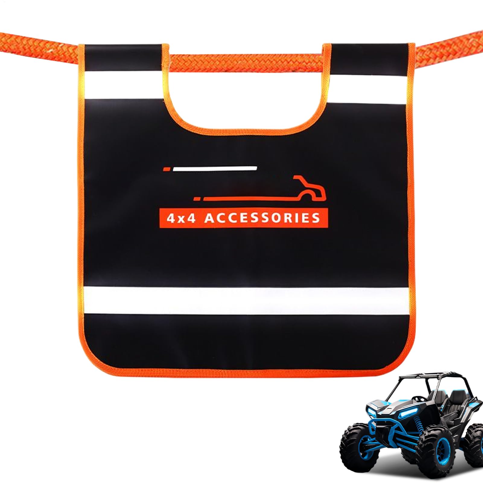 Banderas De Seguridad Para Camiones Cuerda Remolque Advertencia Impermeable | Bandera De Remolque Reflectante Camión, Remolque, Autocaravana, Camping, Equipo De Rescate Urgente
