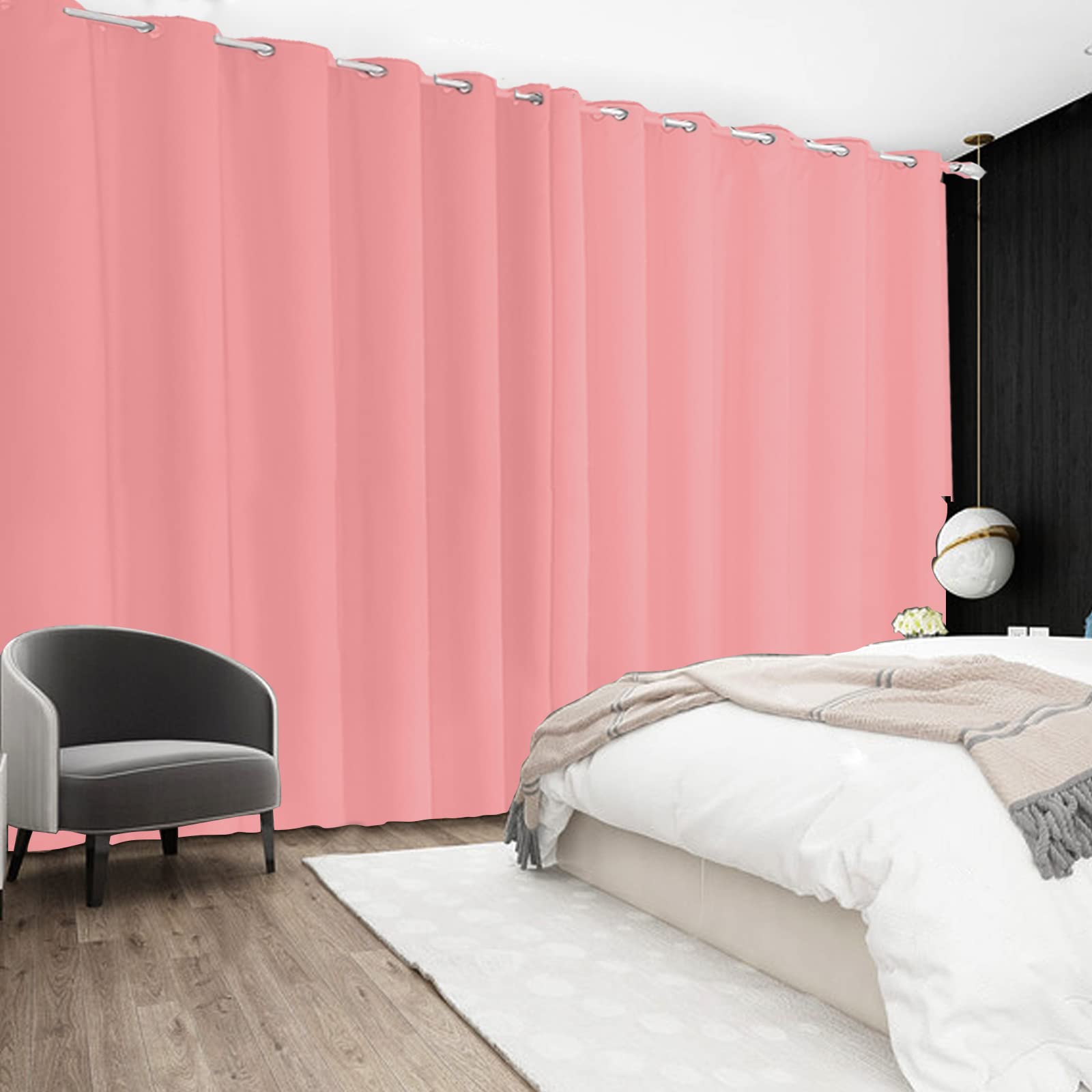 SDOTPT Enseble 2 Pièces Couleur Unie Rideau De Fenêtre Sobre Arron