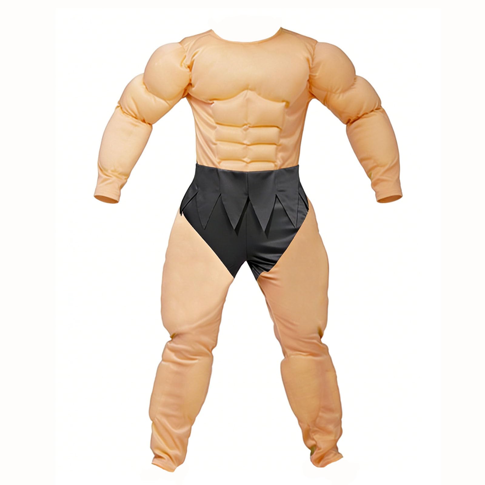 Combinaison humour muscles garçon déguisement rigolo abdos pectoraux - 4