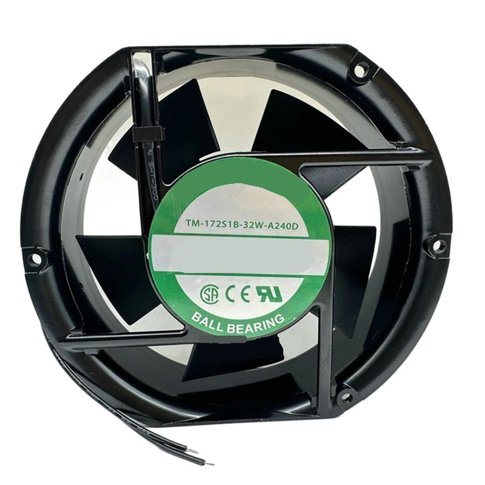 YMUGUEGH TM-172S1B-32W-A240D AC 220/240W 220V 172x172x51mm 2-Wire Cooling Fan