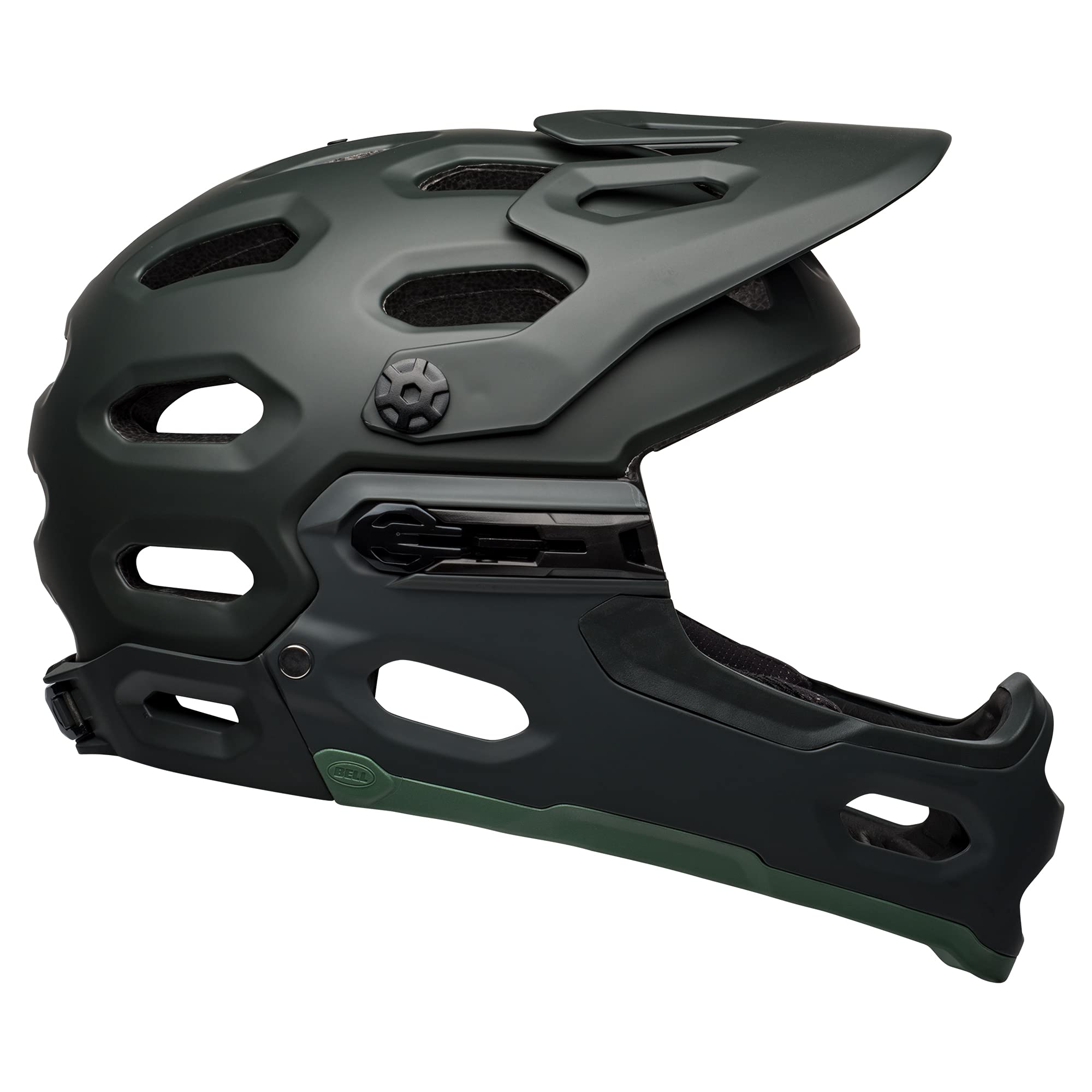 Buy Bell Super 3R MIPS MTB Helmet 2021: Solid Matte Green S 52 
