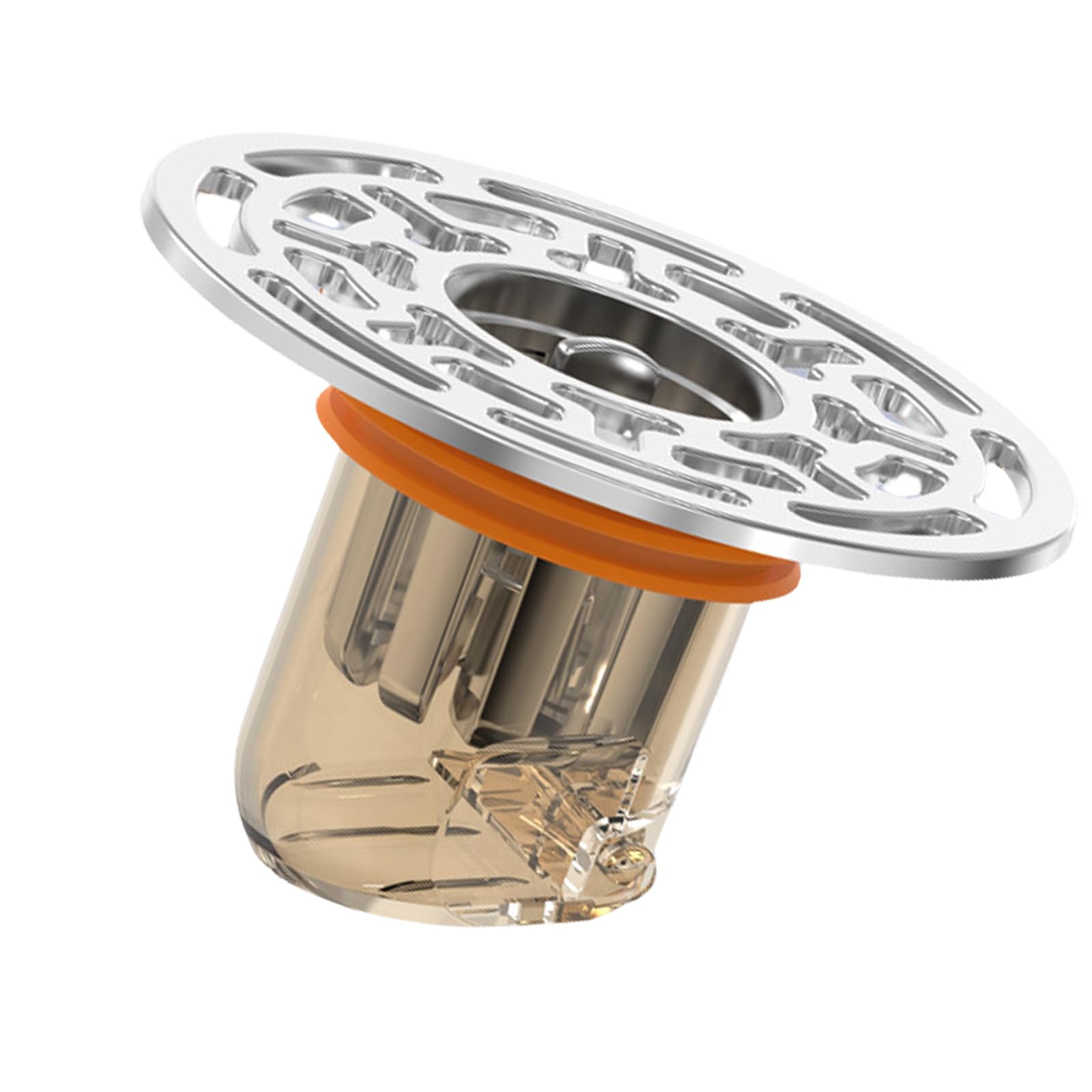 Round Self-Closing Floor Drain Shower Strainer Covers AntiBlocking Floor Hair Catcher Bathroom Hardware Antiodor Drainer Shower