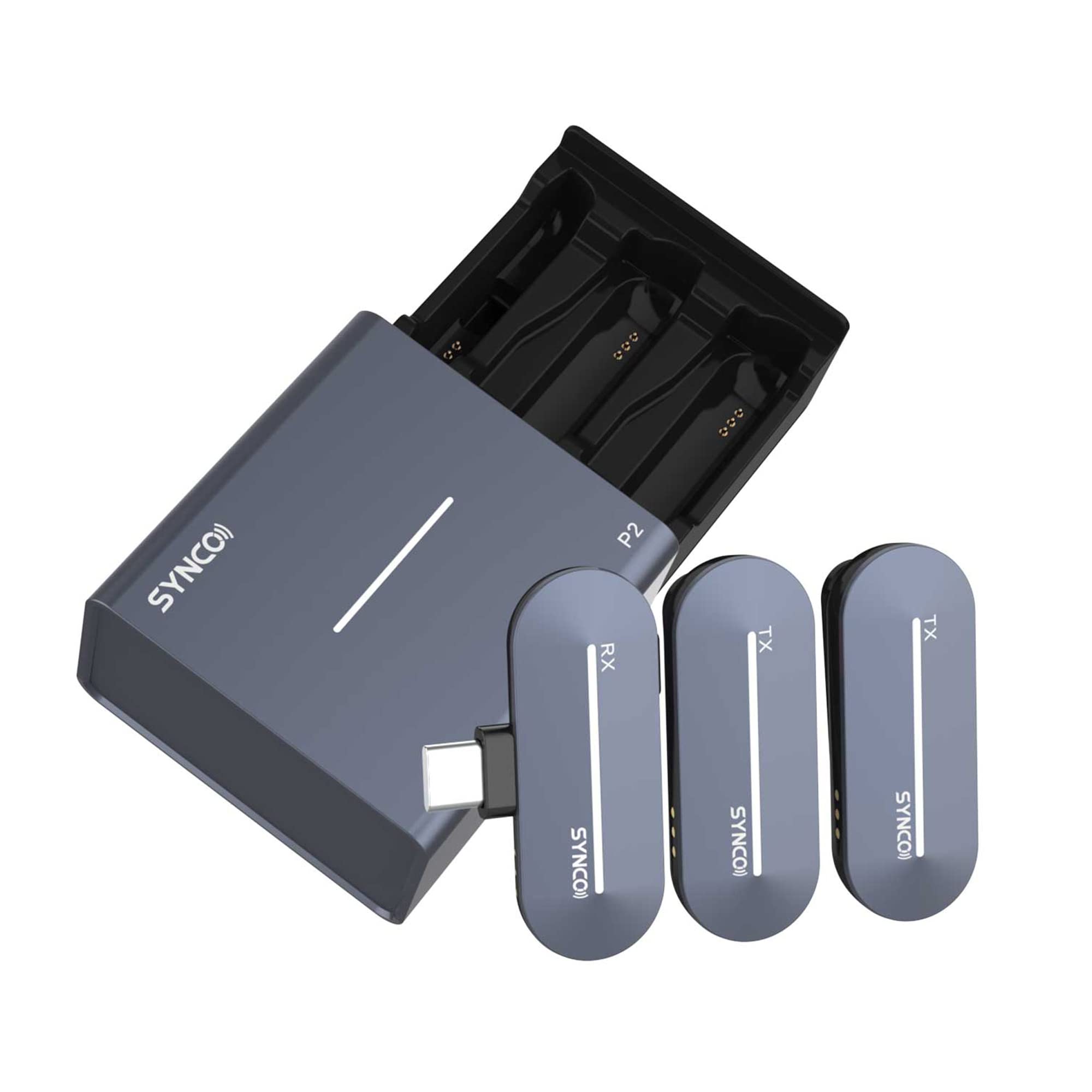 Amazon.com: SYNCO P2ST Dual Microphone 2.4GHz Wireless Lavalier