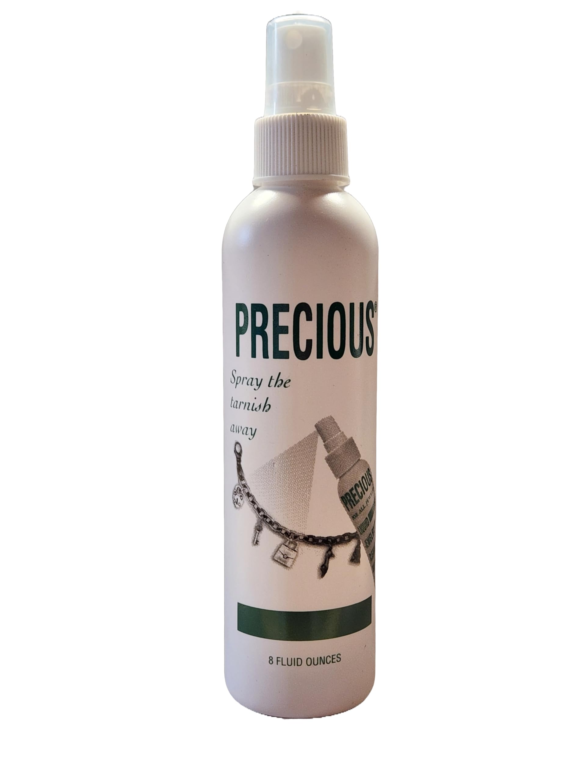 Biopharm Precious Jewelry Cleaner — 8 fl oz — Removes Tarnish & Cleans Precious Metals and Gemstones