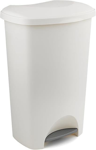 Addis Family Pedal Bin, Linen/Cream, 50 Litre