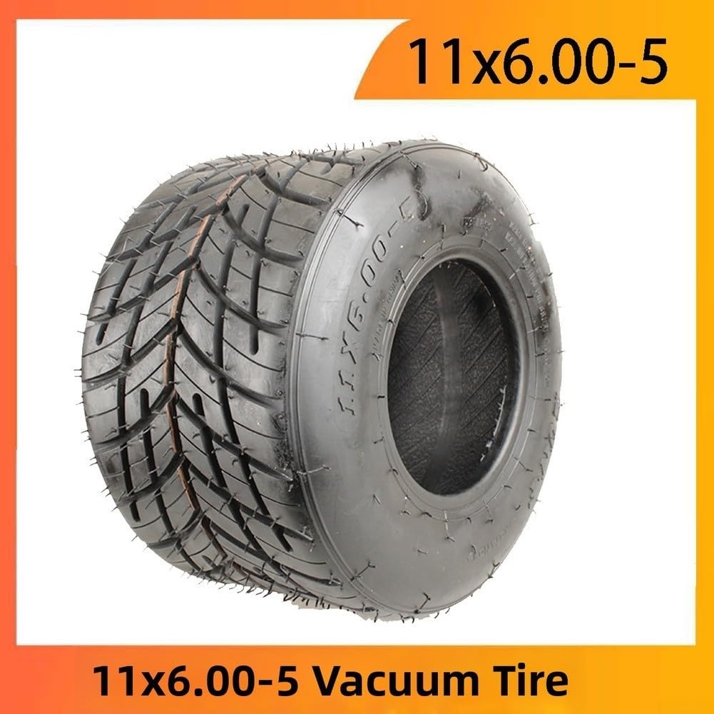 Off Road Kart Tire 11x7.10-5 4-Ply Gomma Racing Tire con trazione superiore e capacità di carico di 1000 libbre per Go Kart Vacuum applicazioni antiscivolo