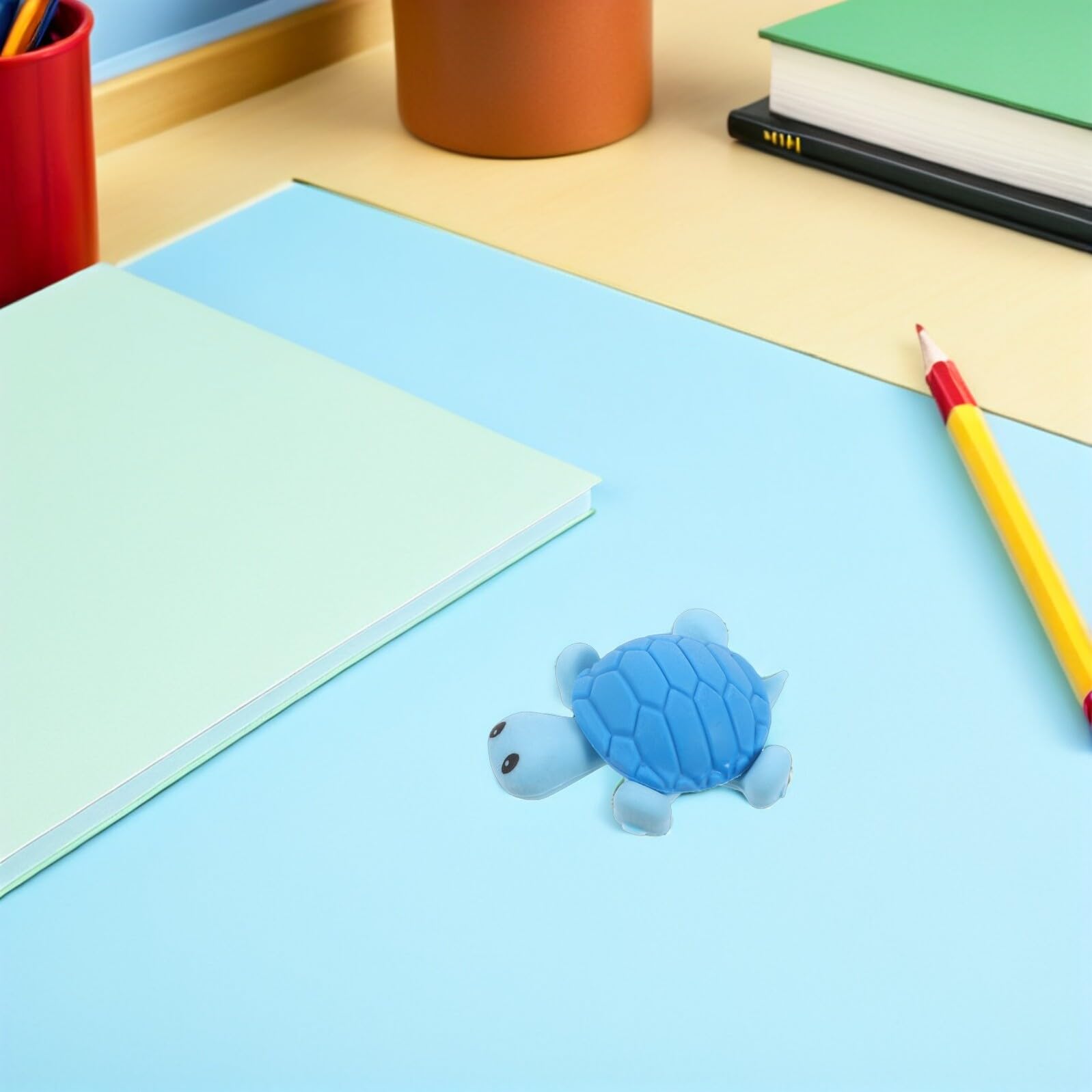 Sosoport 36 Gomme da Cancellare a Forma di Tartaruga per Set da 36 Pezzi Gomme per Studenti e Animali da Scrivania per Scuola Disegno e Bomboniere per Scuola Materna ed Elementare