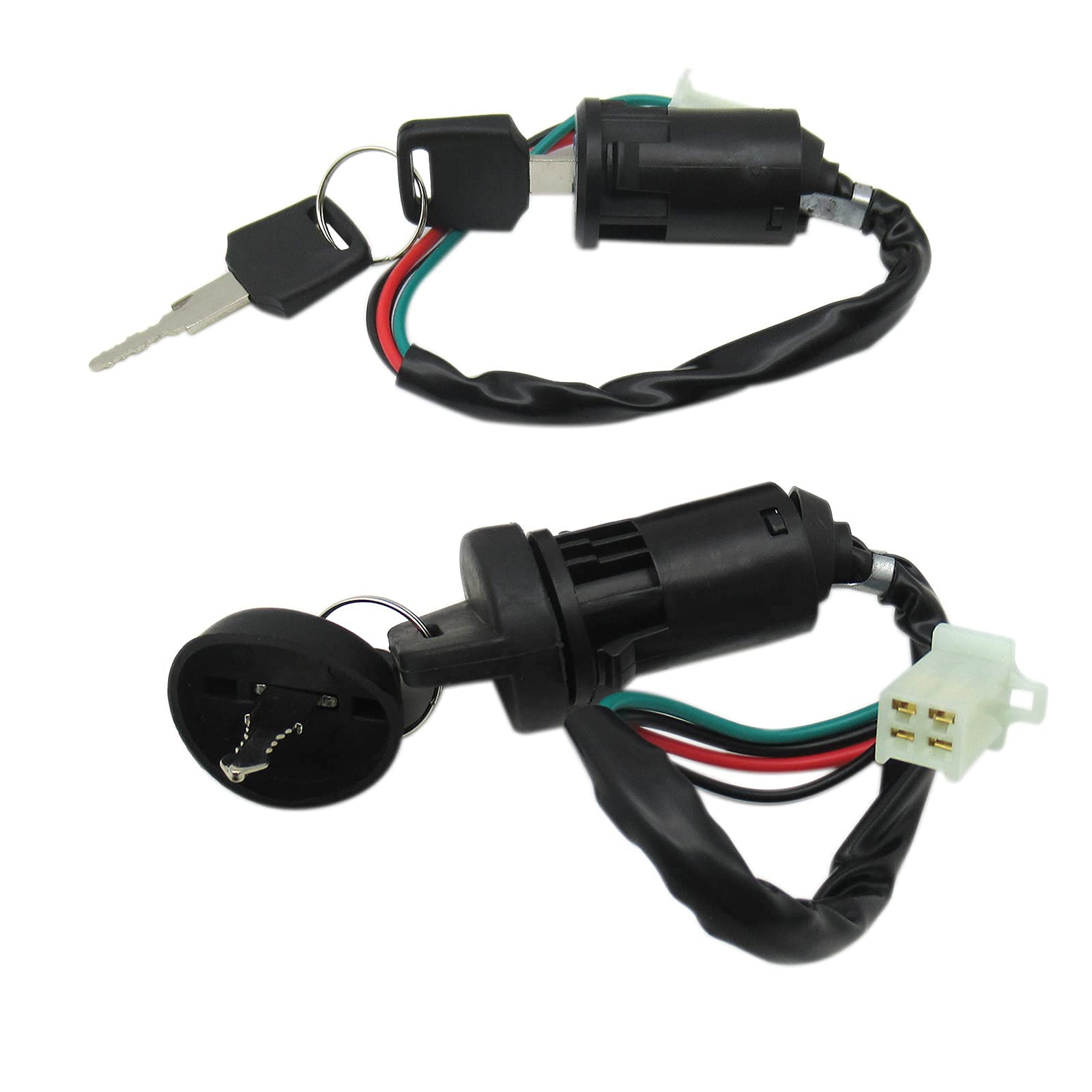 ♦︎♦︎♦︎あこ♦︎ ♦︎♦︎ Amazon.com: 4 Pin Ignition Switch Key Set for 50cc 70cc 90cc