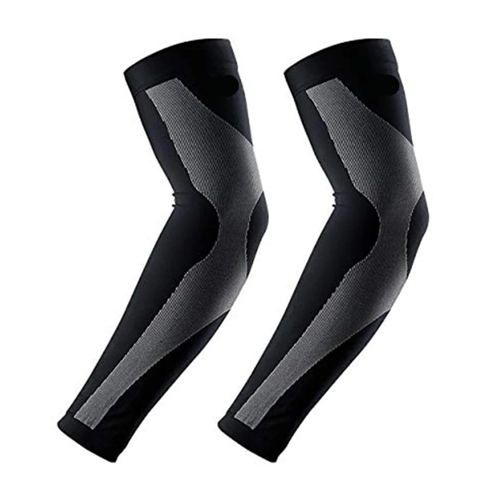 Mangas de compresión unisex de seda de hielo para ciclismo y protección solar (1 par)